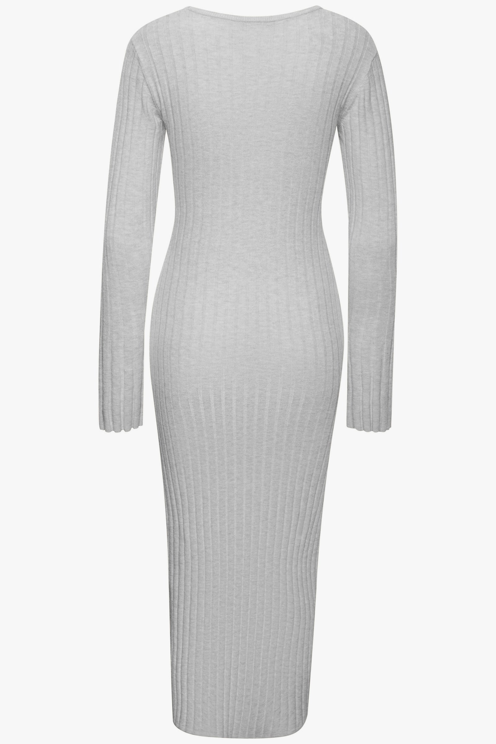 French Connection Strickkleid - hellgrau-meliert