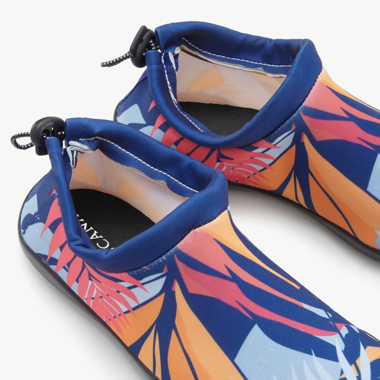 LASCANA Badschoen - blauw/oranje