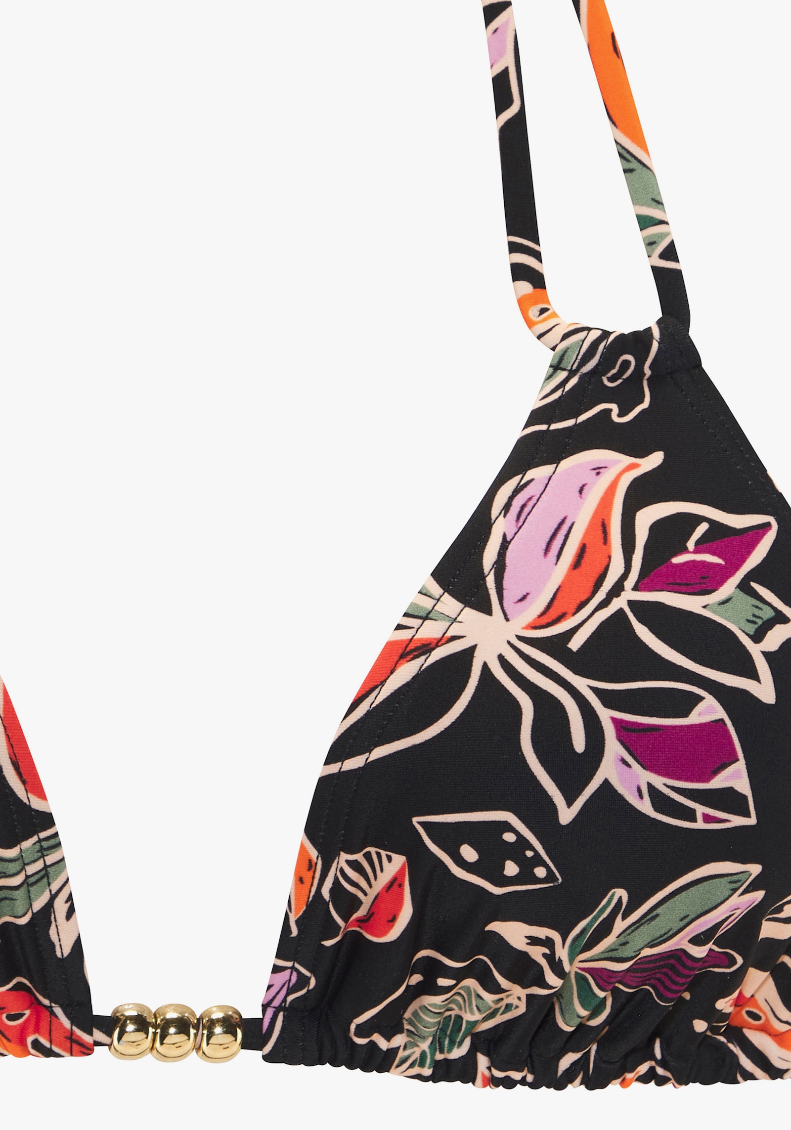 Buffalo Triangel-Bikini-Top - schwarz bedruckt