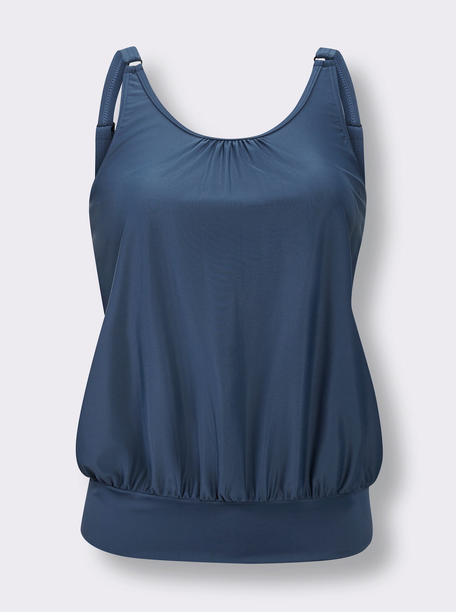feel good Tankini-Oberteil mit Elastik-Bund - dunkelblau
