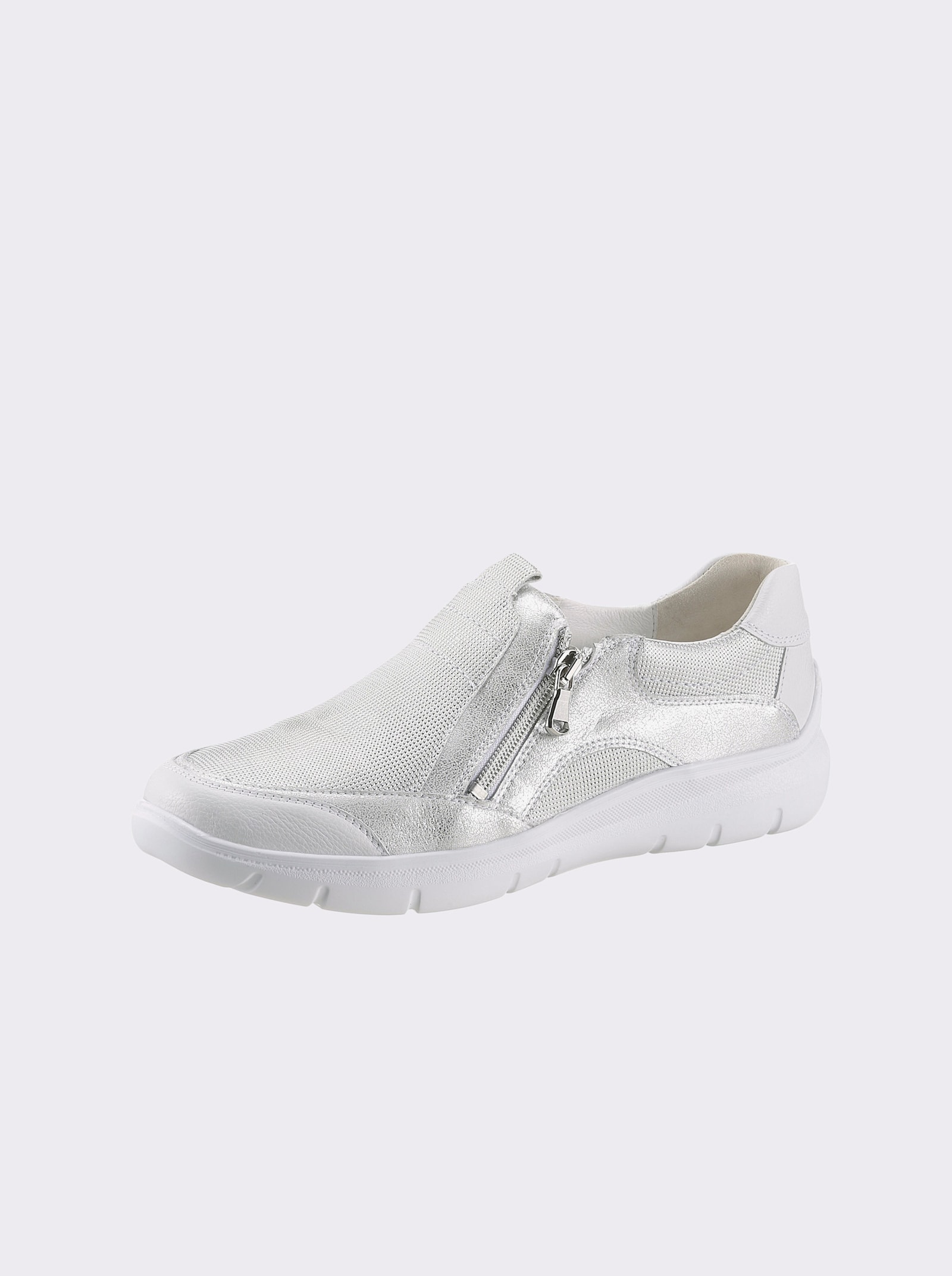 Waldläufer instapper - zilverkleur