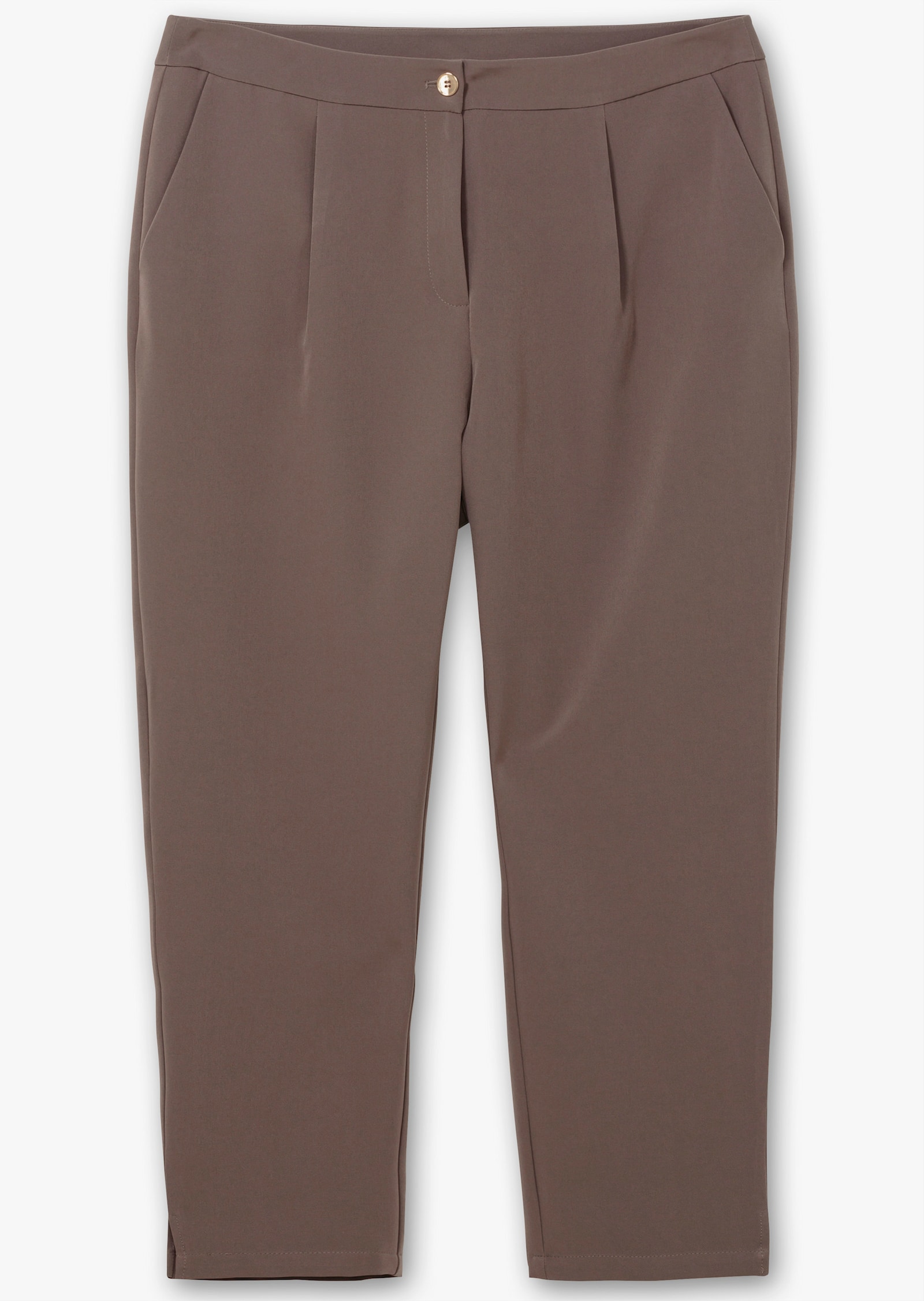 Stretch-Hose in Koffer-Qualität - dunkeltaupe