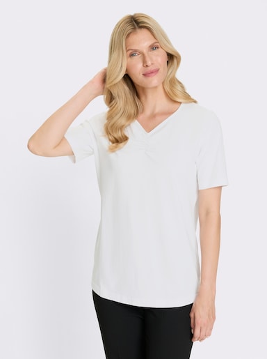 Kurzarmshirt - weiß