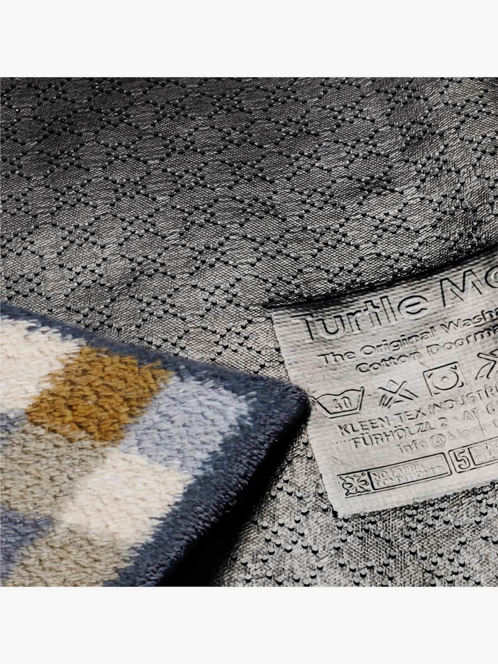 Turtle Mat Fußmatte - grau-braun