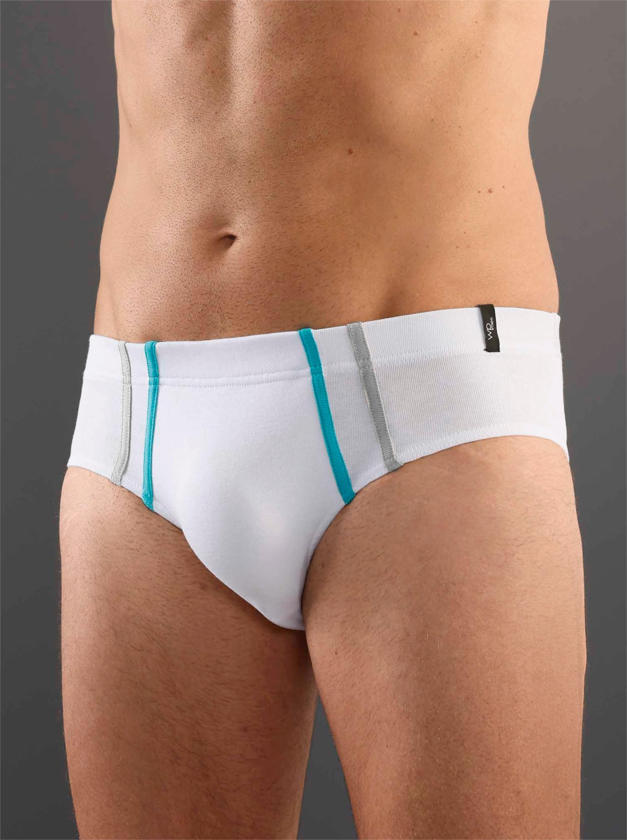 wäschepur men Slip - weiss