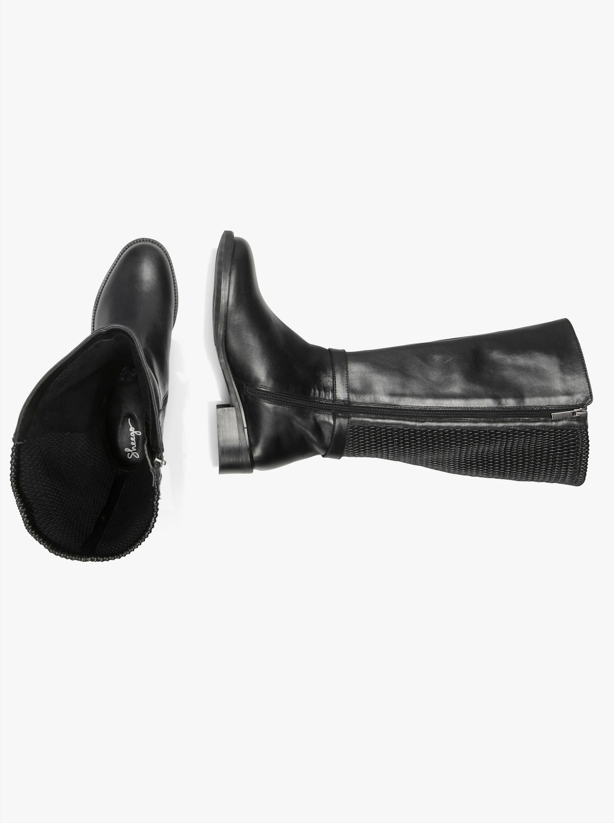 sheego Weitschaftstiefel - schwarz