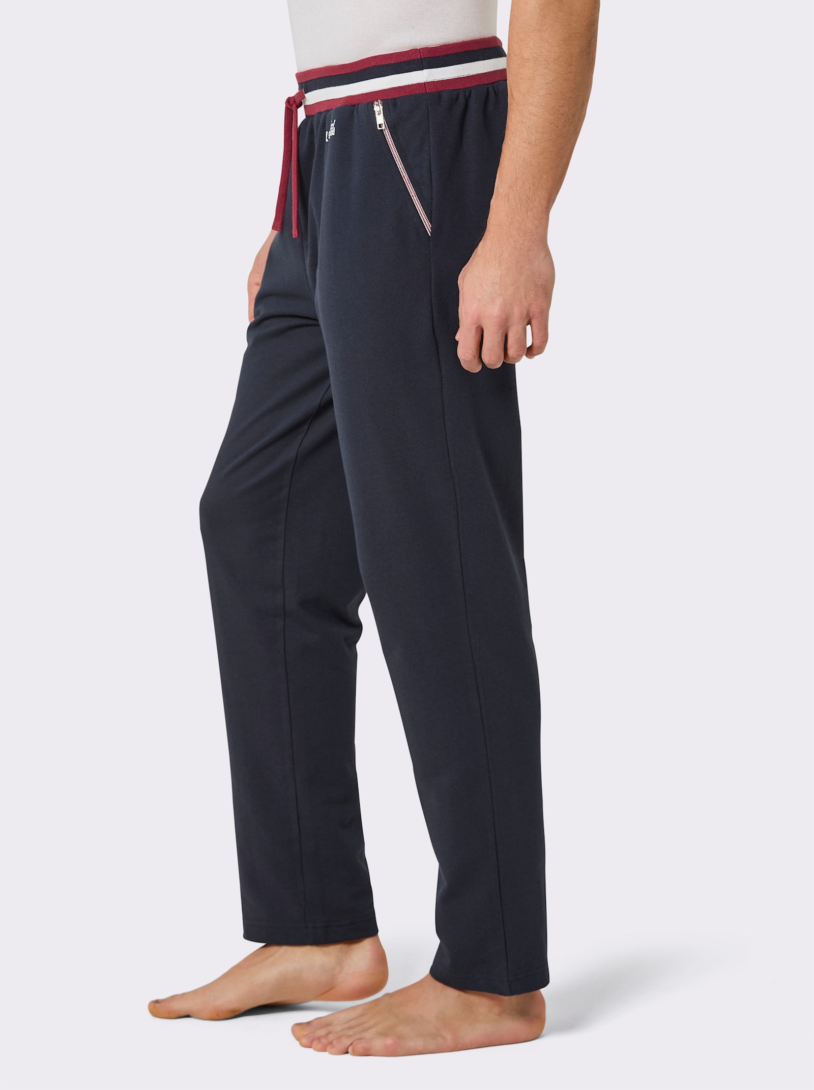 feel good Hose - marine-dunkelrot