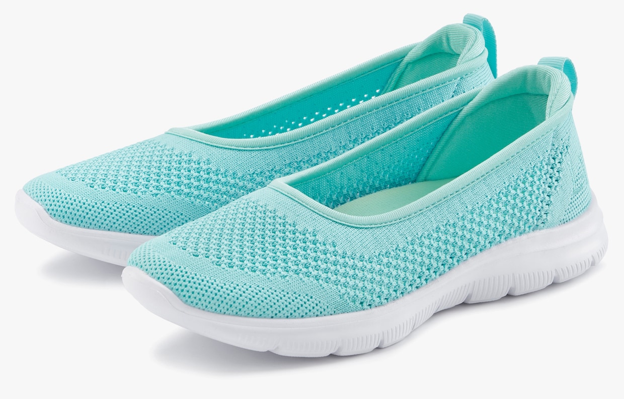LASCANA Sneakerballerina's - mint