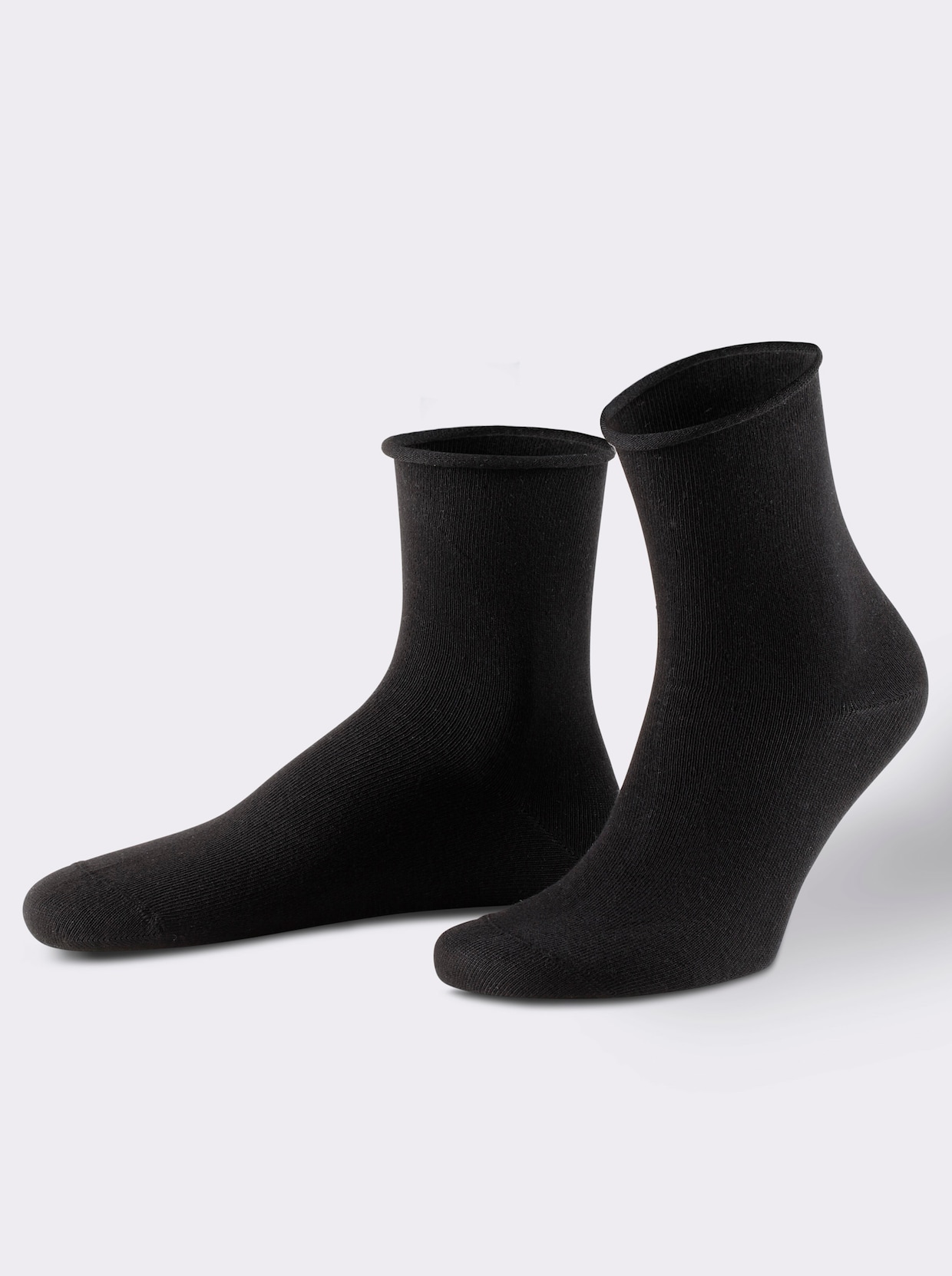 wäschepur Damen-Socken - grau-gemustert