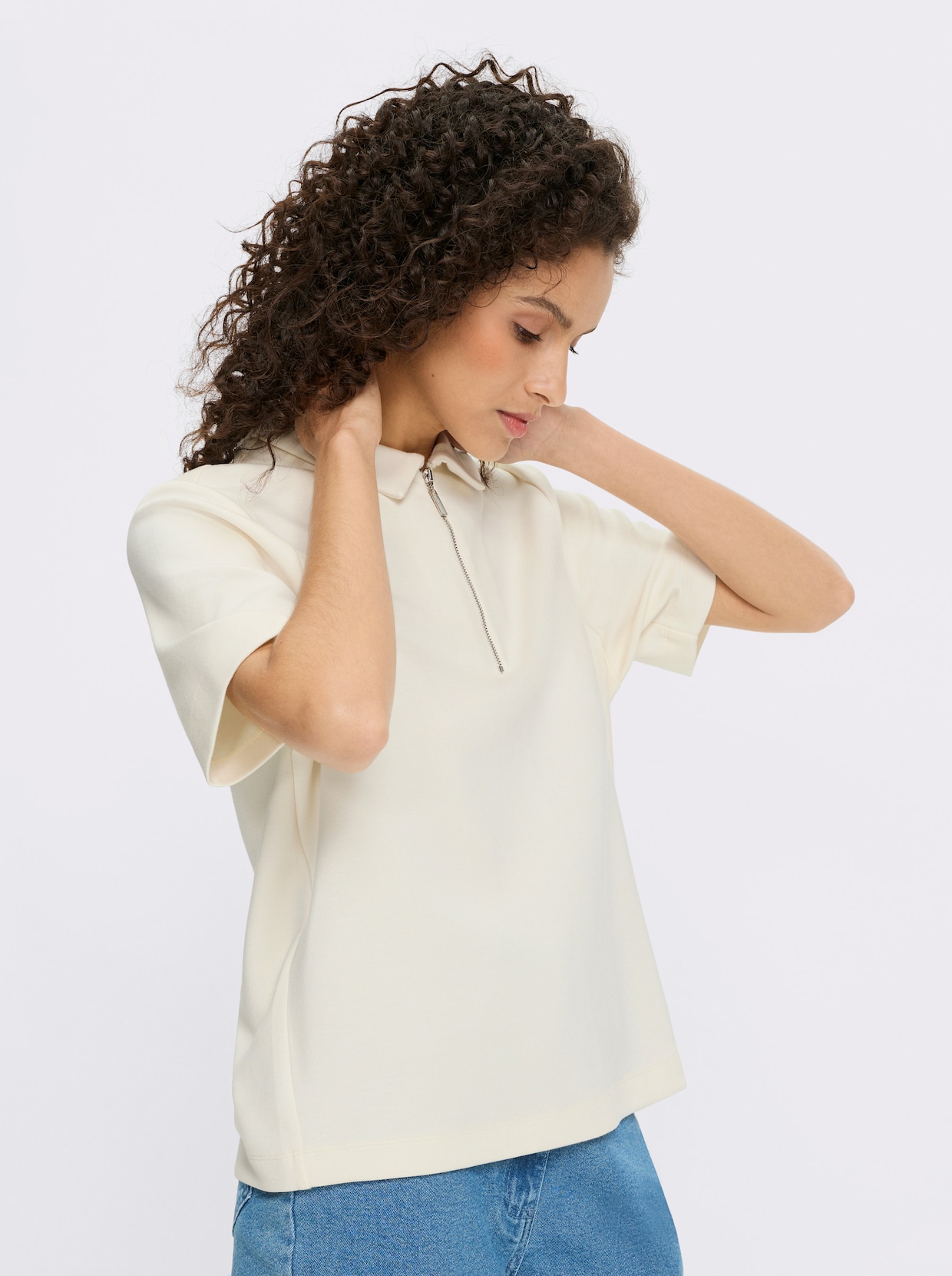 heine Poloshirt - champagner
