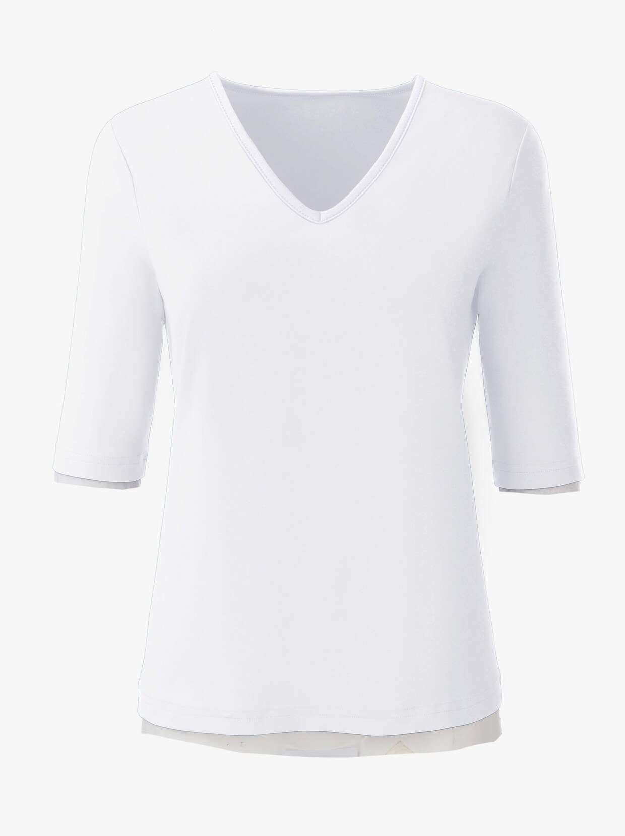 V-Shirt - weiß