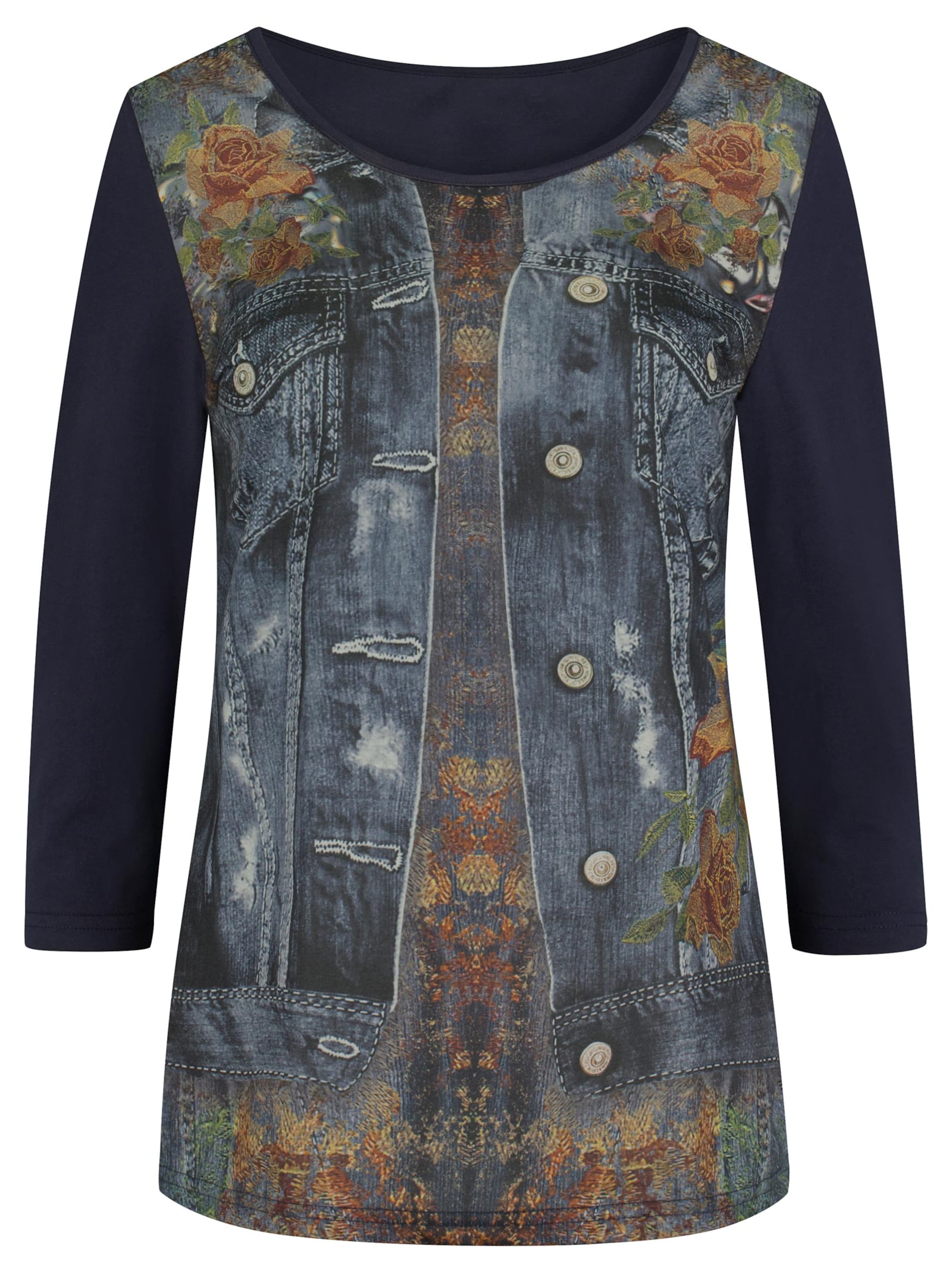 Shirt - marine-gemustert