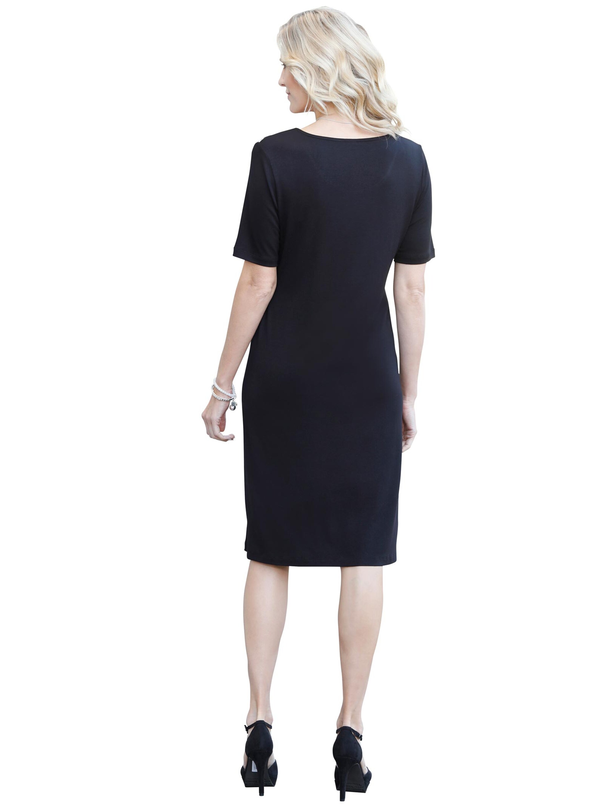 Jersey-Kleid - fuchsia-bedruckt