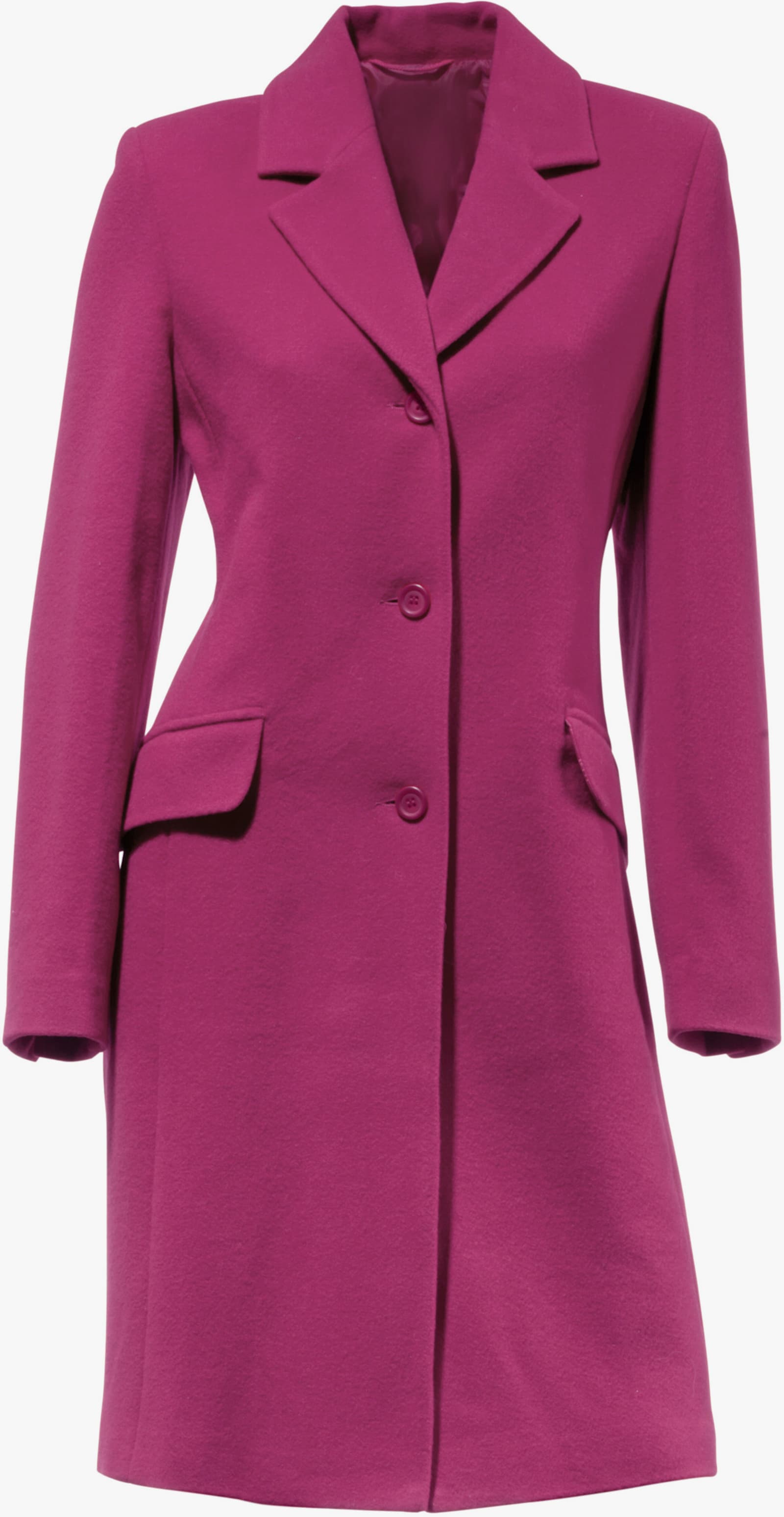 heine Kurzmantel mit Schulterpolstern - fuchsia