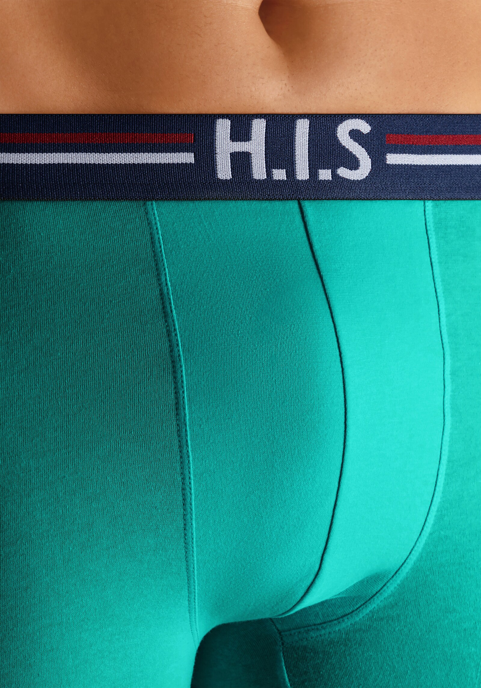 H.I.S Boxer - grün, lime, blau, rot, schwarz