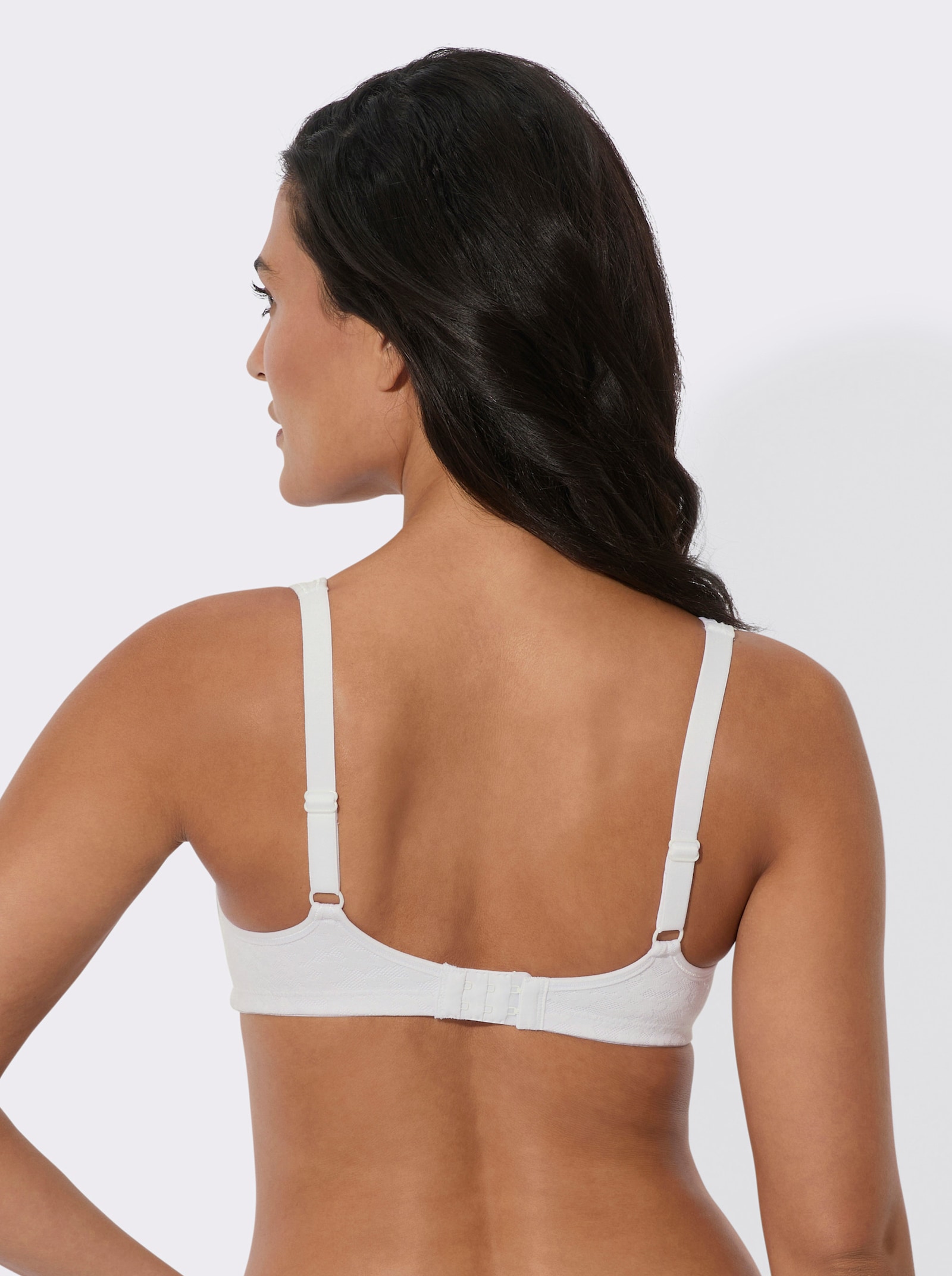 Komfort-BH ohne Bügel - weiß