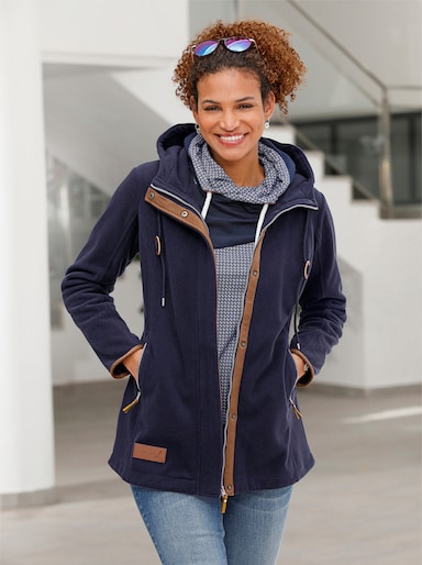 Fleece-Jacke - marine