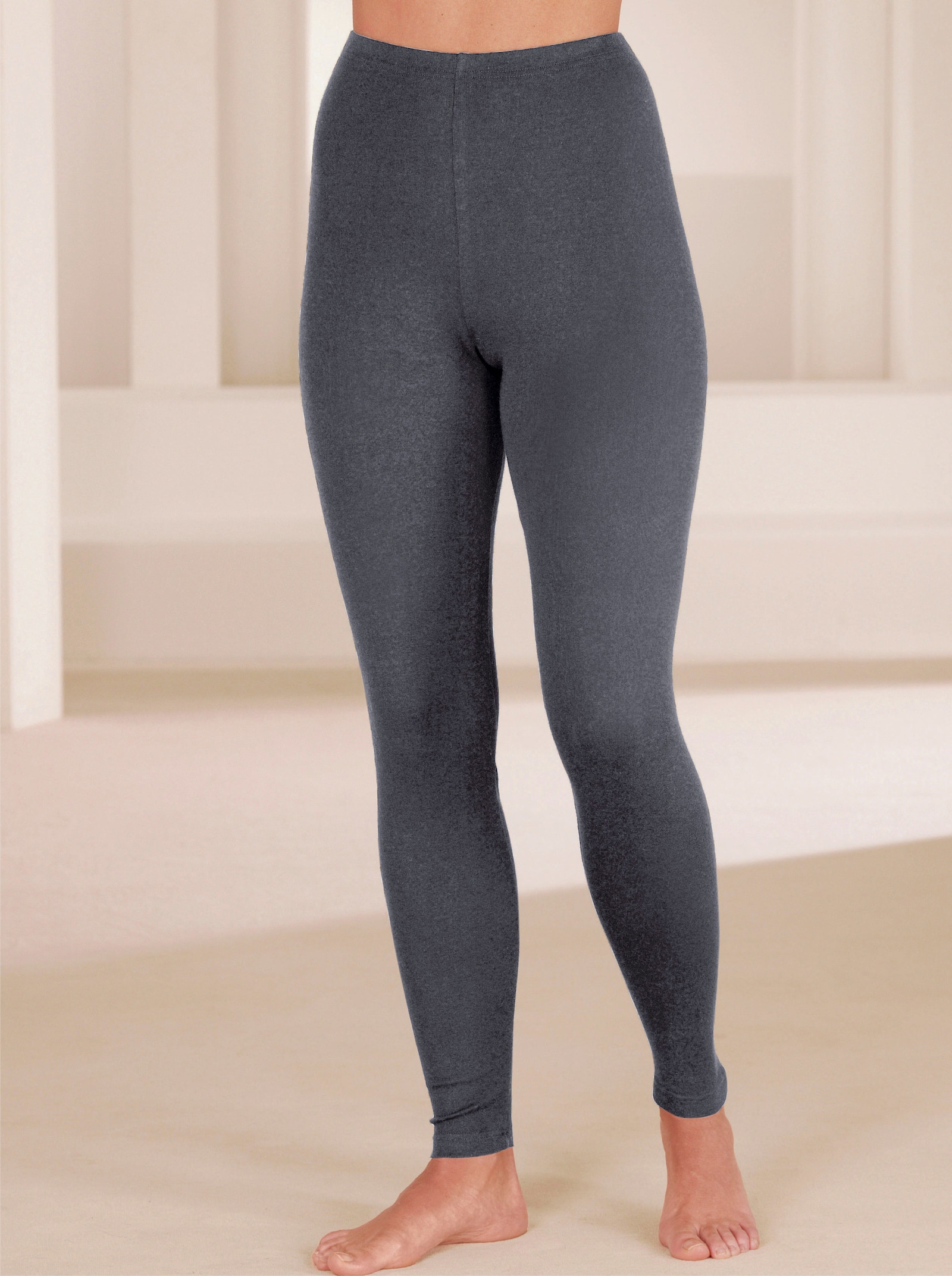wäschepur Lange onderbroek met verwisselbaar elastiek - grijs