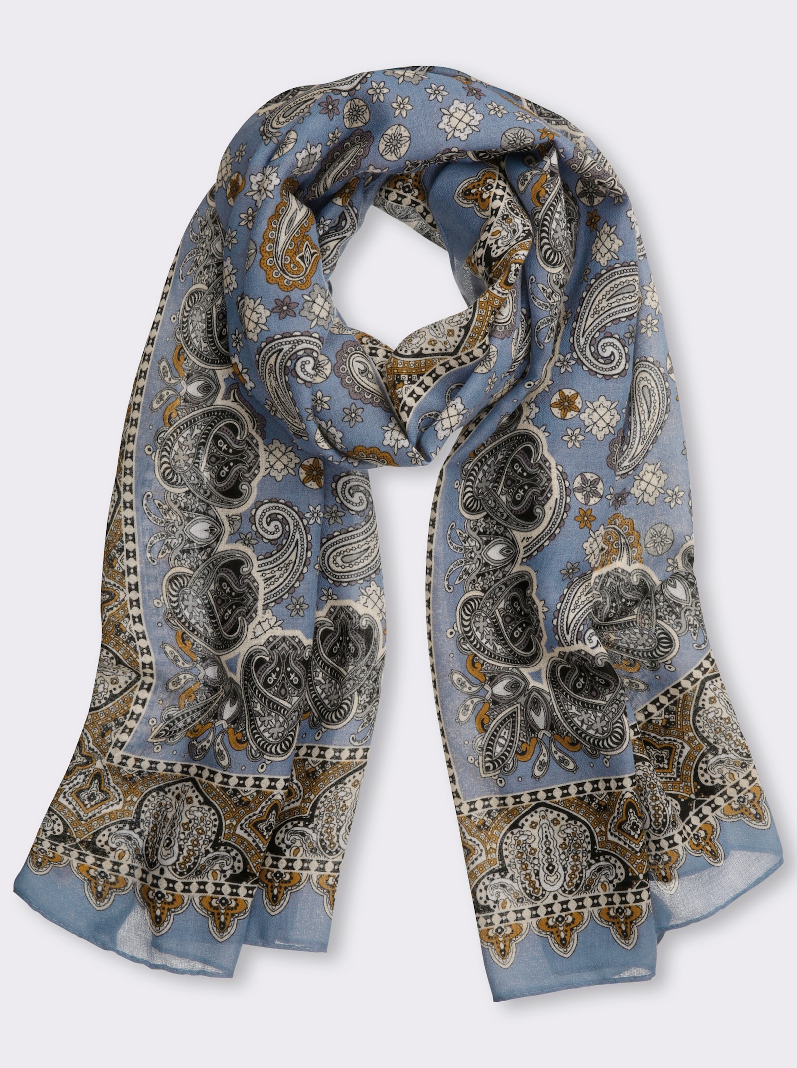 heine Schal - jeansblau