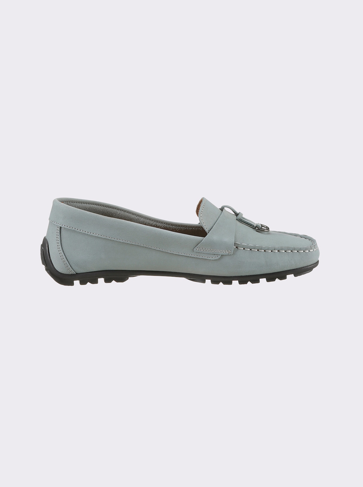 heine Mocassins - bleu clair