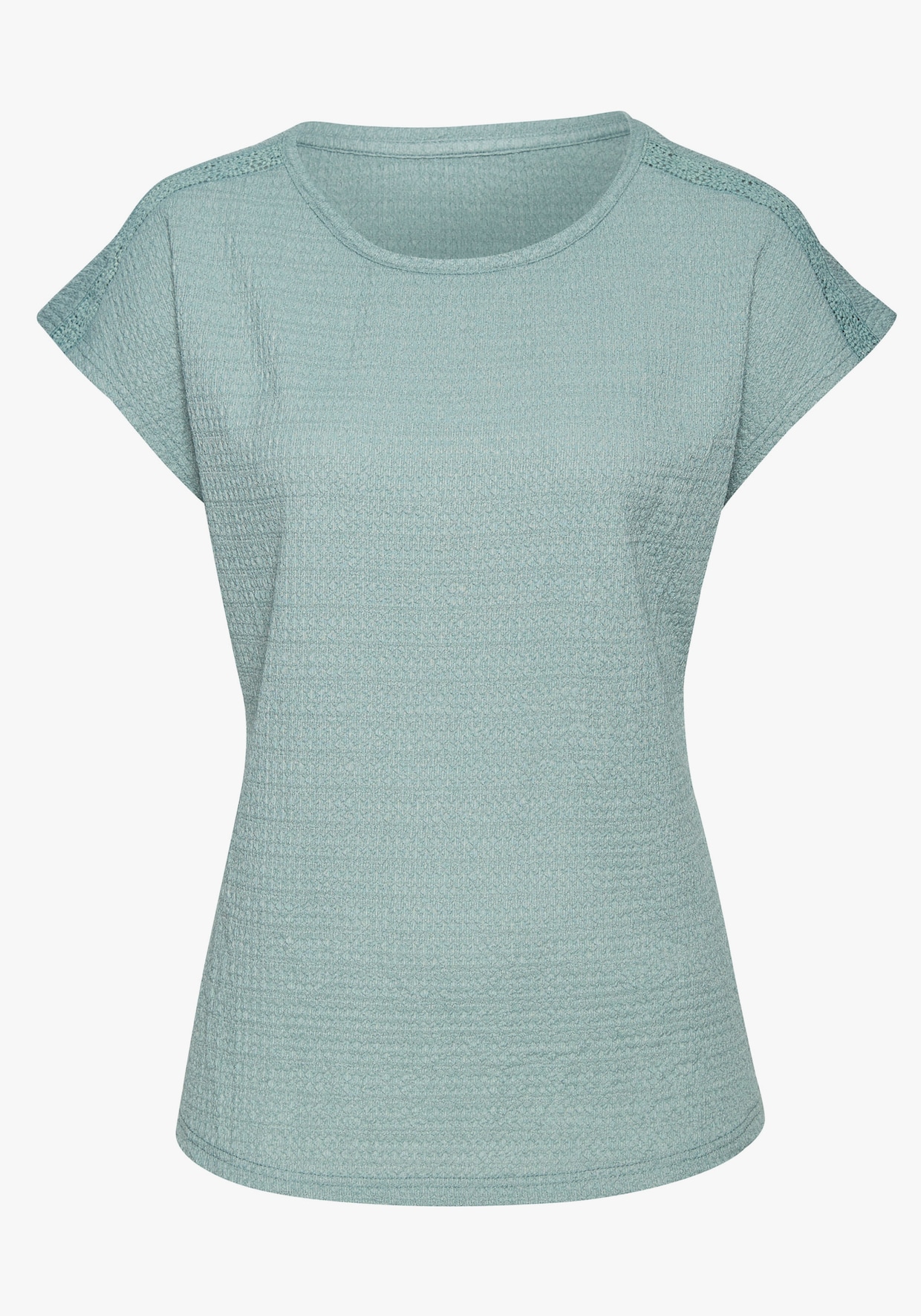 Vivance Shirt met ronde hals - mint, crème