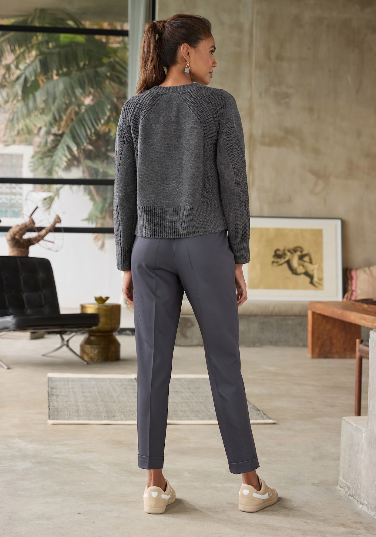 LASCANA 7/8-Hose - grau