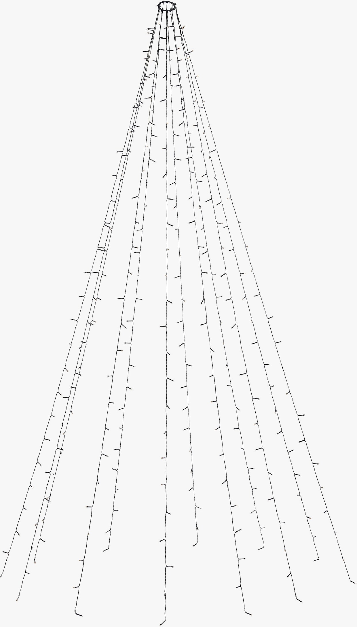 my home LED-Baummantel - dunkelgrün