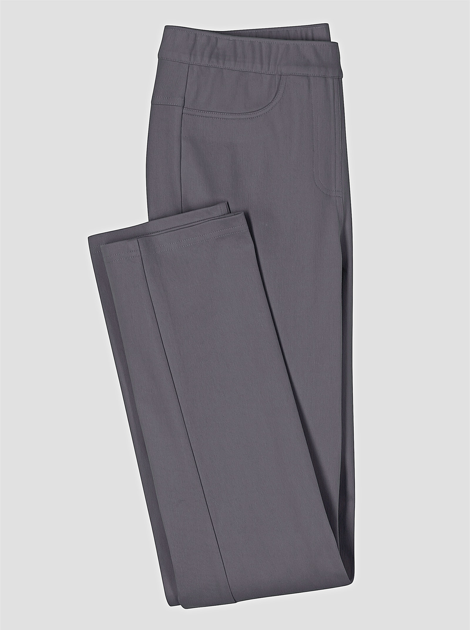 Schlupfhose mit Dehnbund - anthrazit