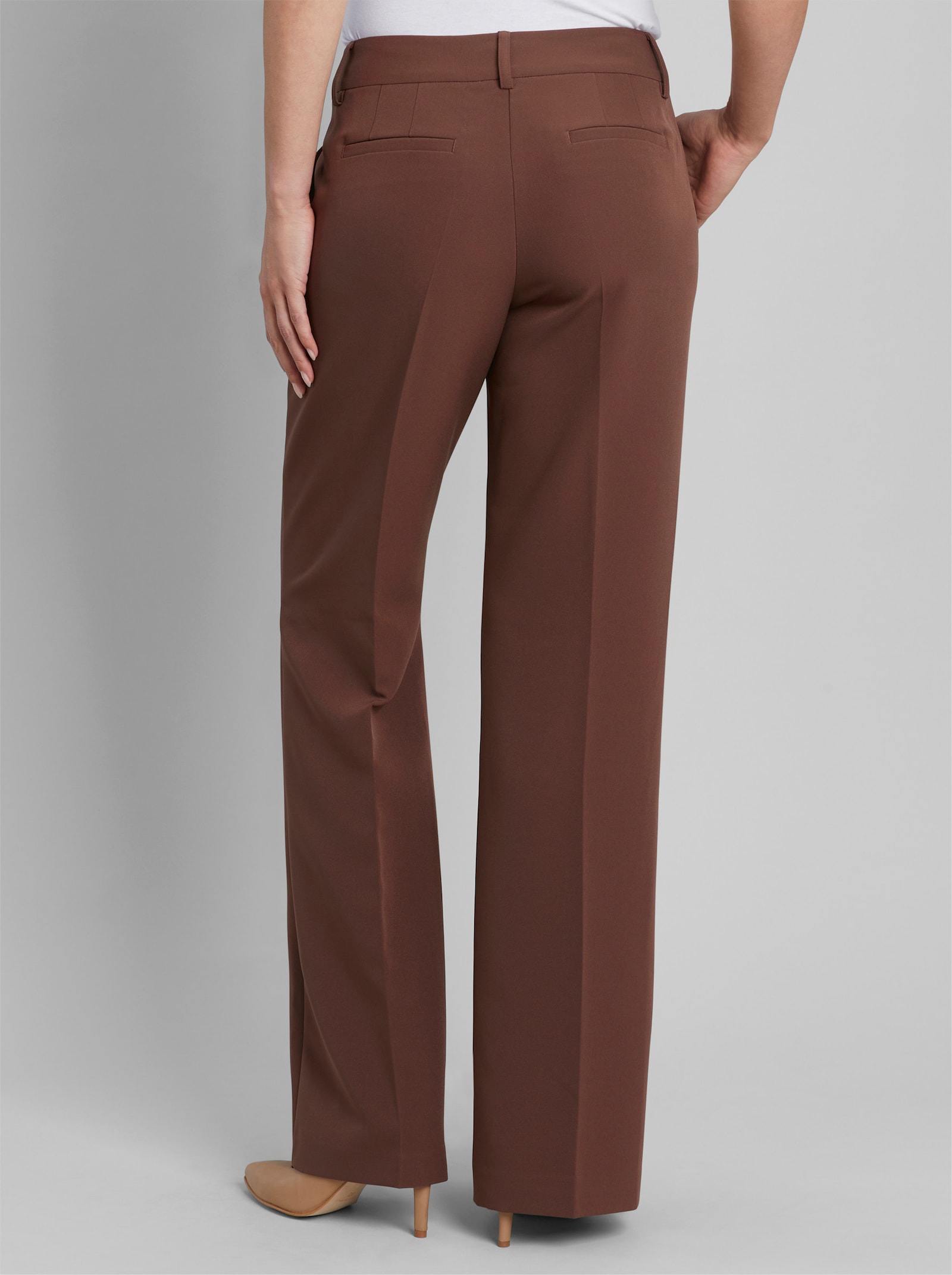heine Marlene-Hose mit breitem Bund - schoko