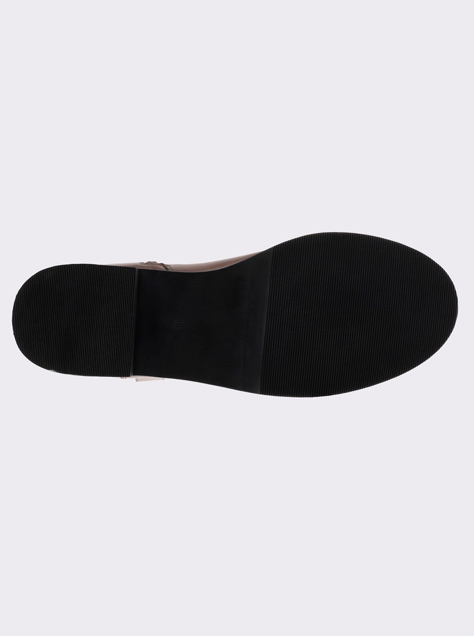 sheego Weitschaftstiefel mit Stretch-Einsatz - rotbraun