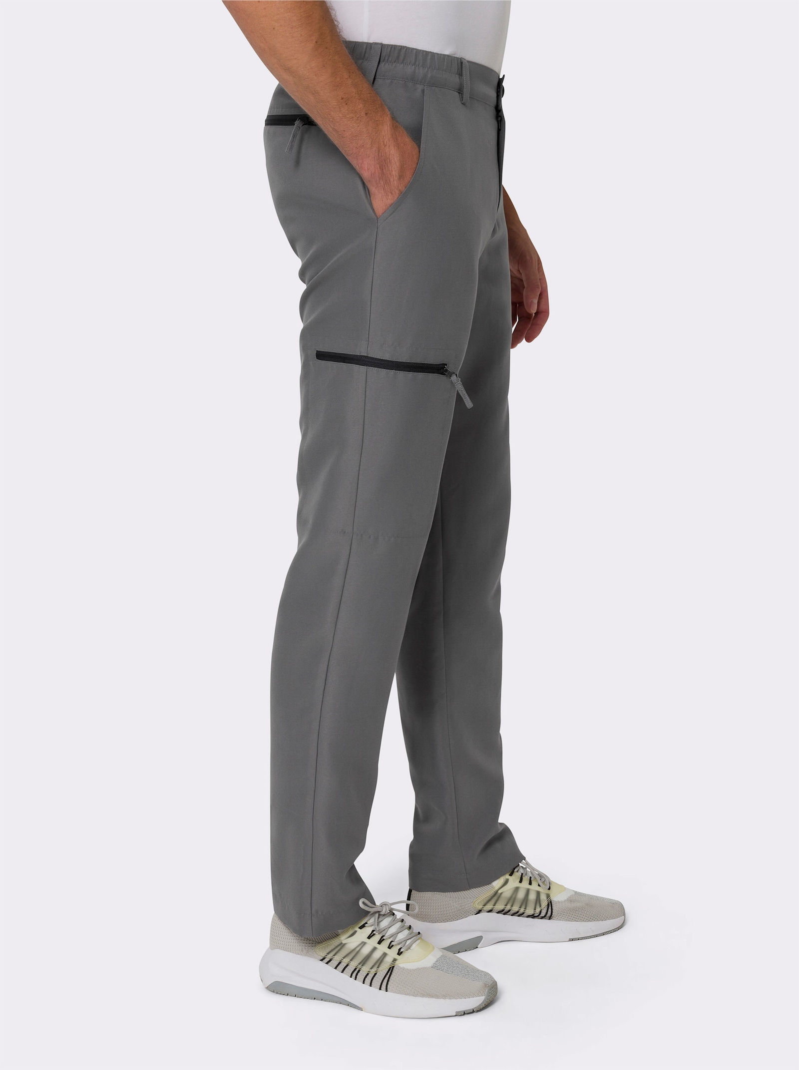 Outdoorhose mit Cargotasche - anthrazit