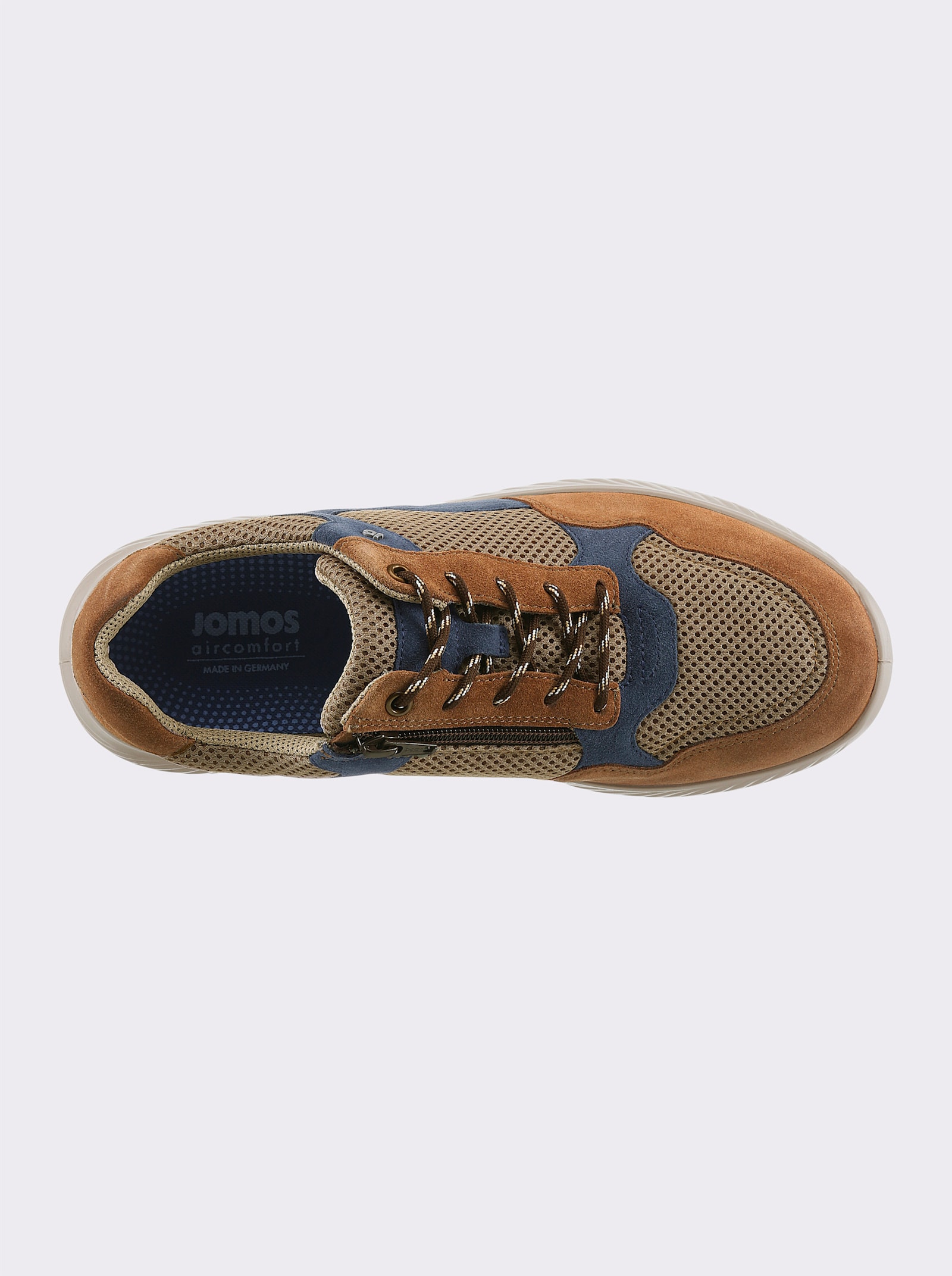 Jomos Sneaker für kräftige Füße, von Jomos - cognac