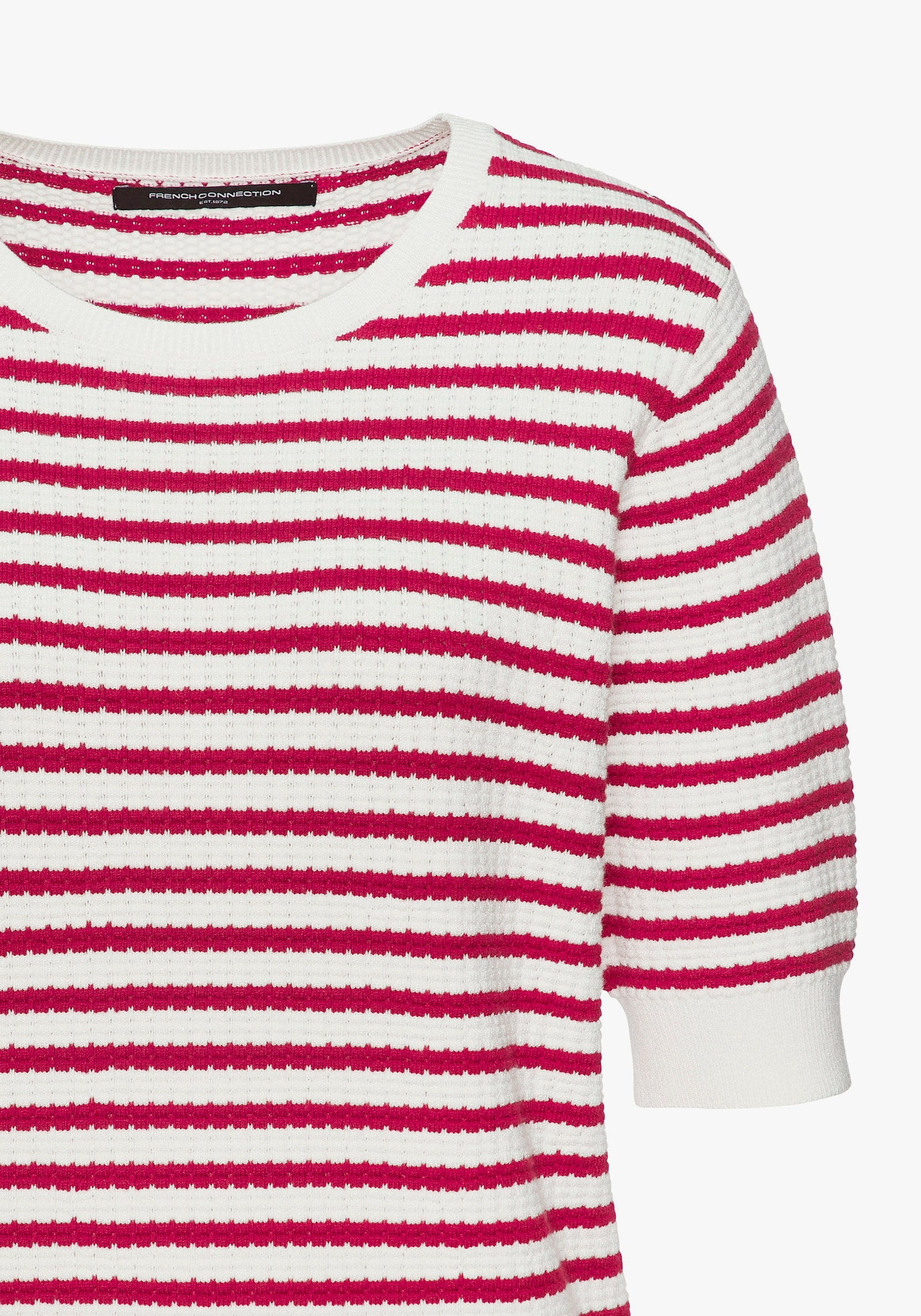 French Connection T-Shirt - weiß-rot