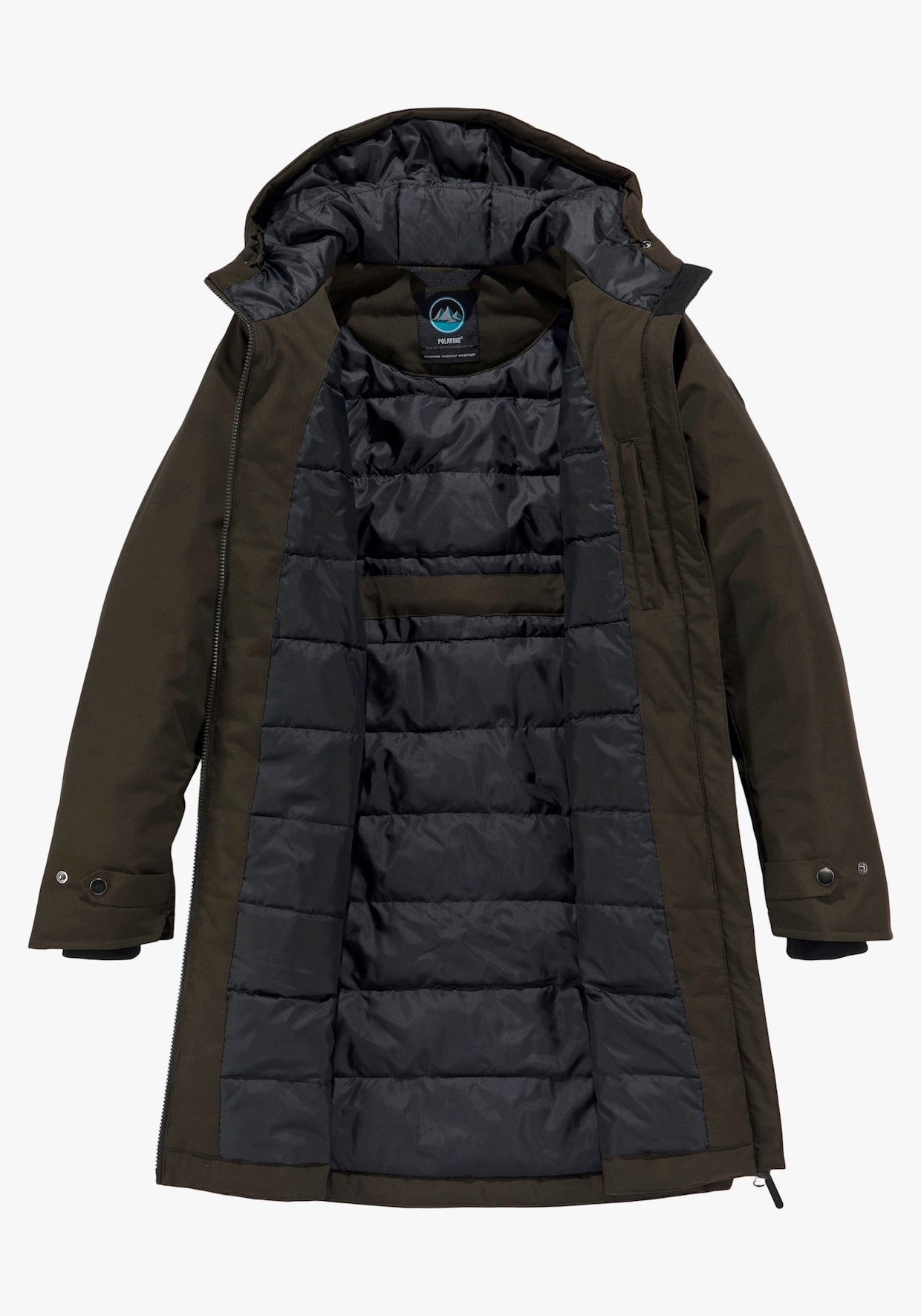 Funktionsparka - dark khaki