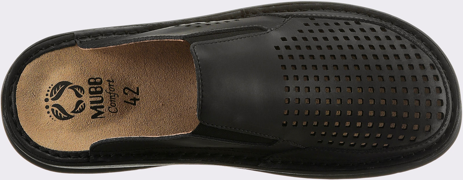 Mubb Clog mit trittdämpfendem Antishok-System - schwarz