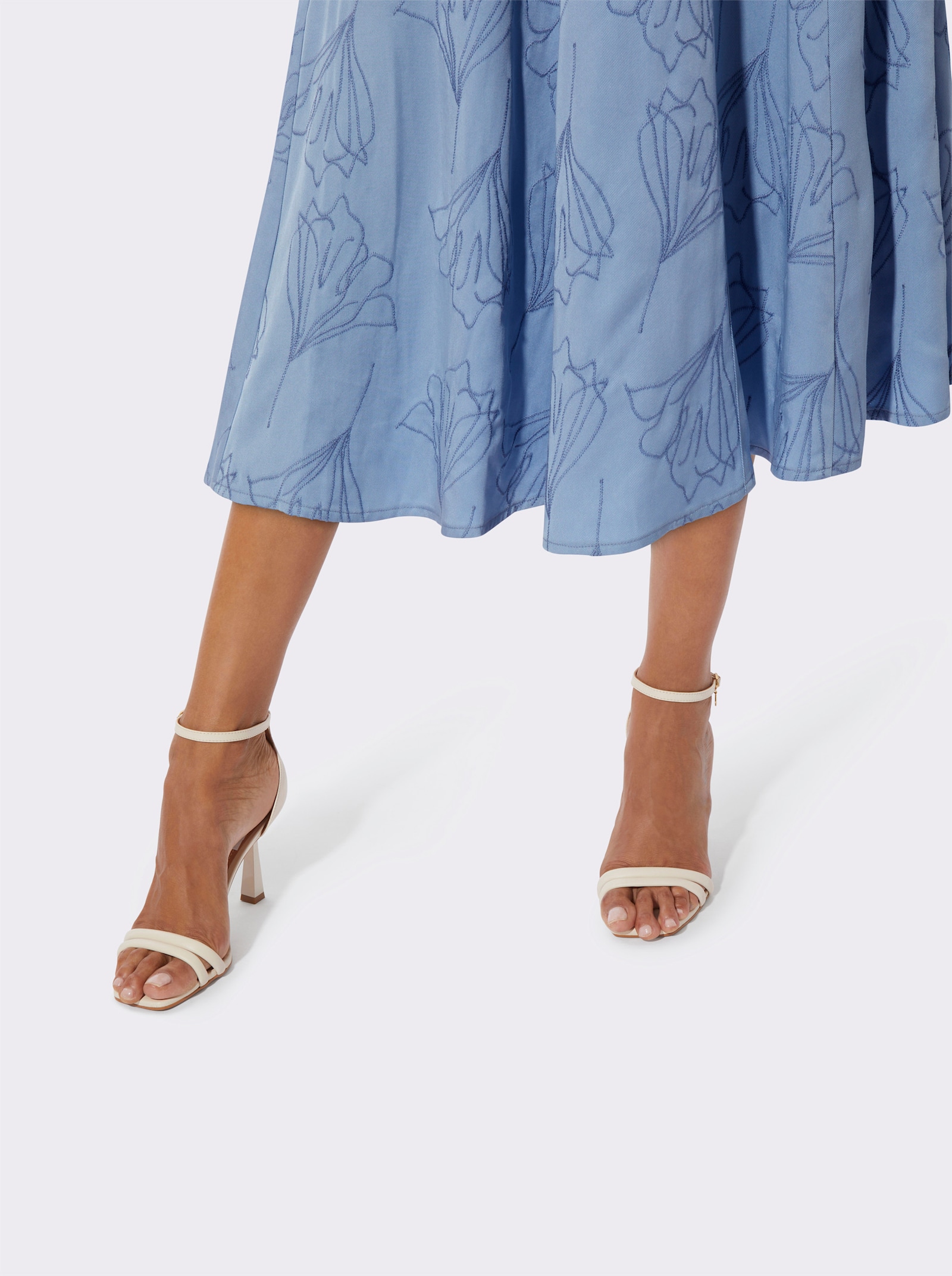 Banenrok van lyocell (TENCEL) - bleu