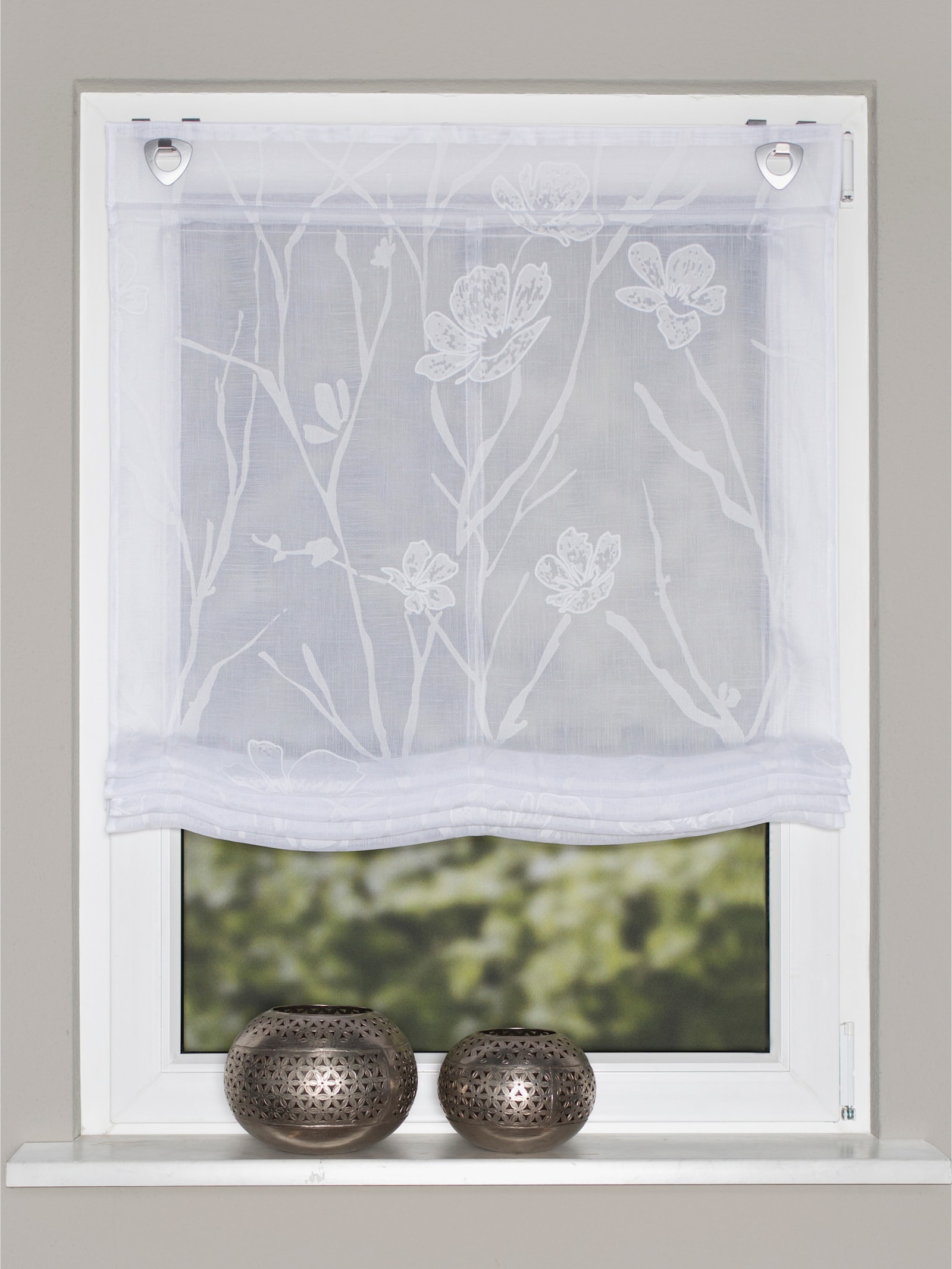 heine home Raffrollo - weiß