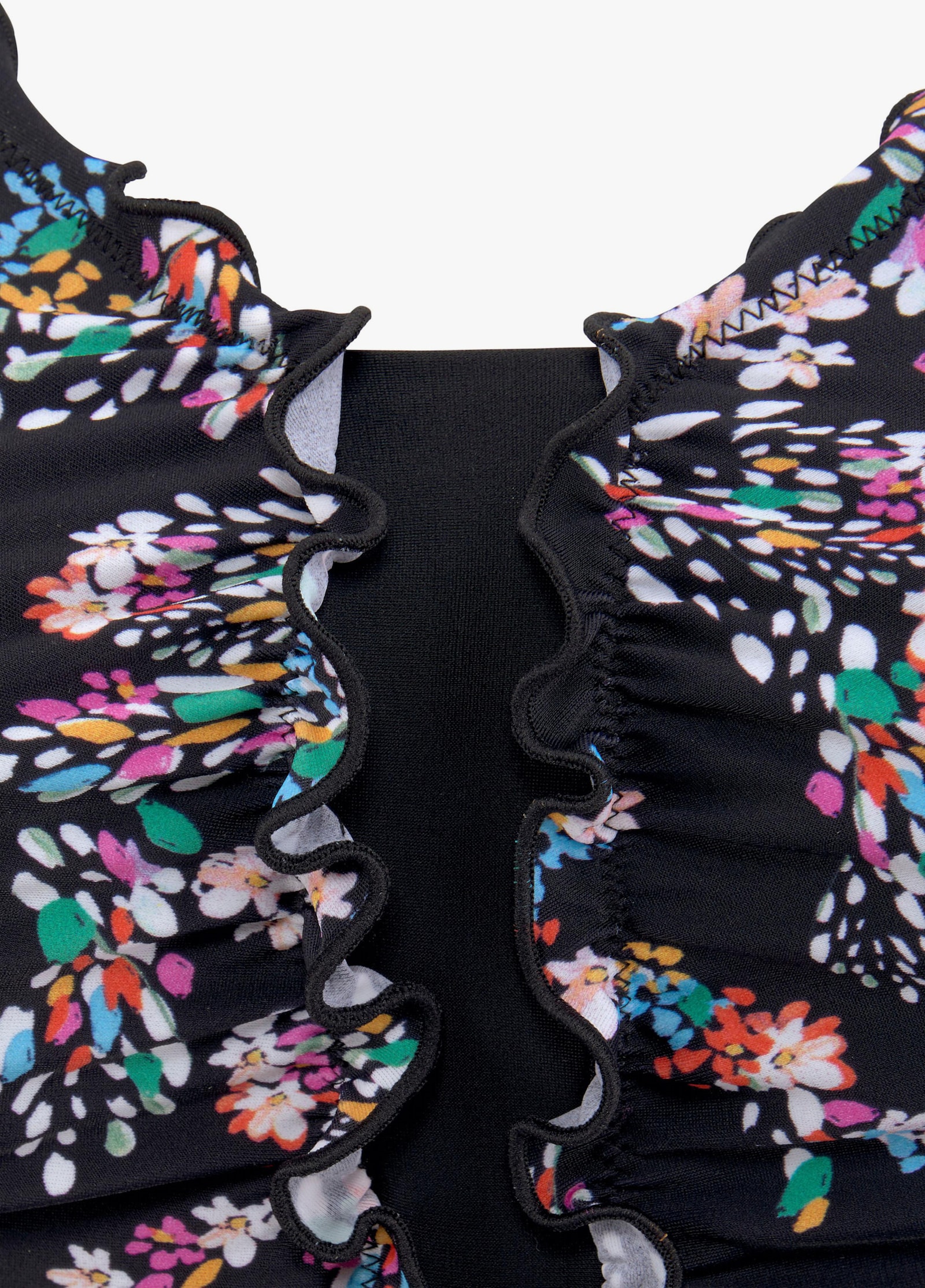 petite fleur Badeanzug - schwarz-bedruckt