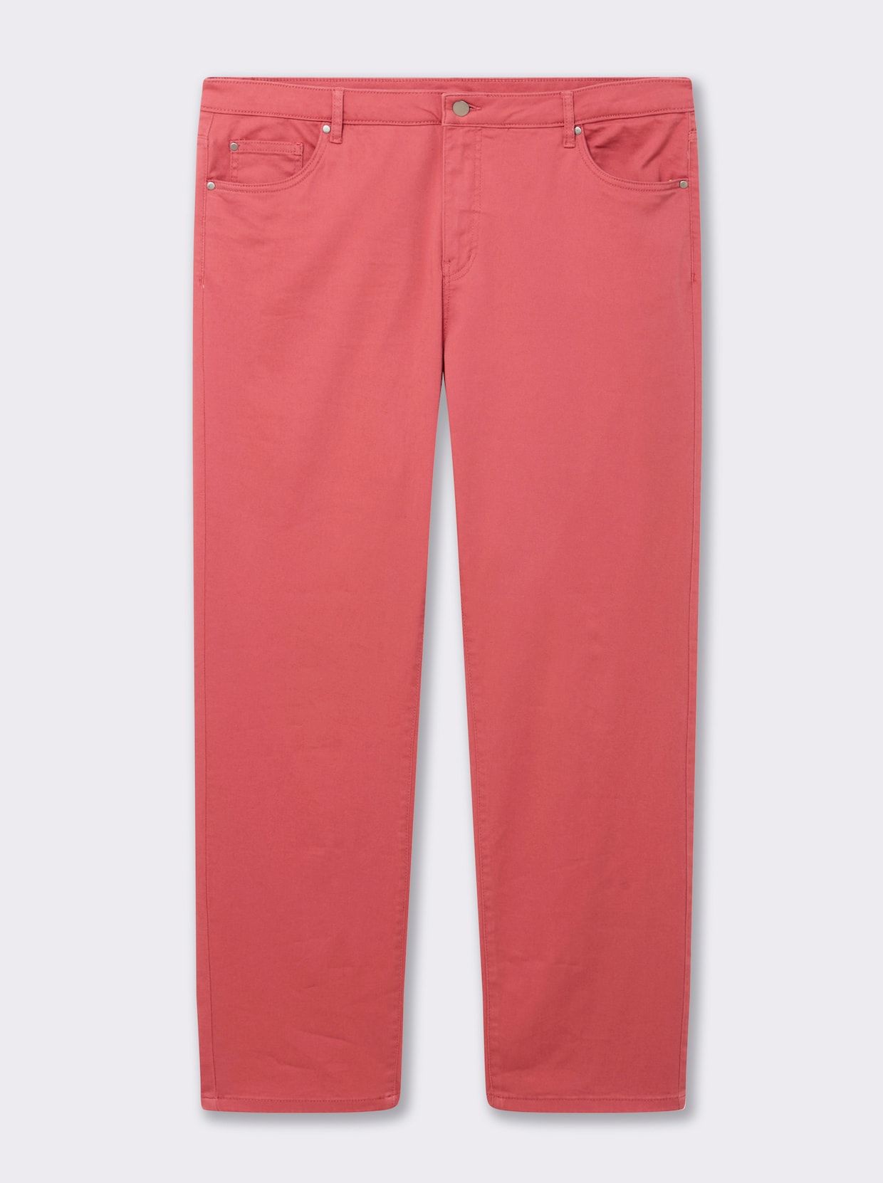 5-Pocket-Jeans - korallenrot