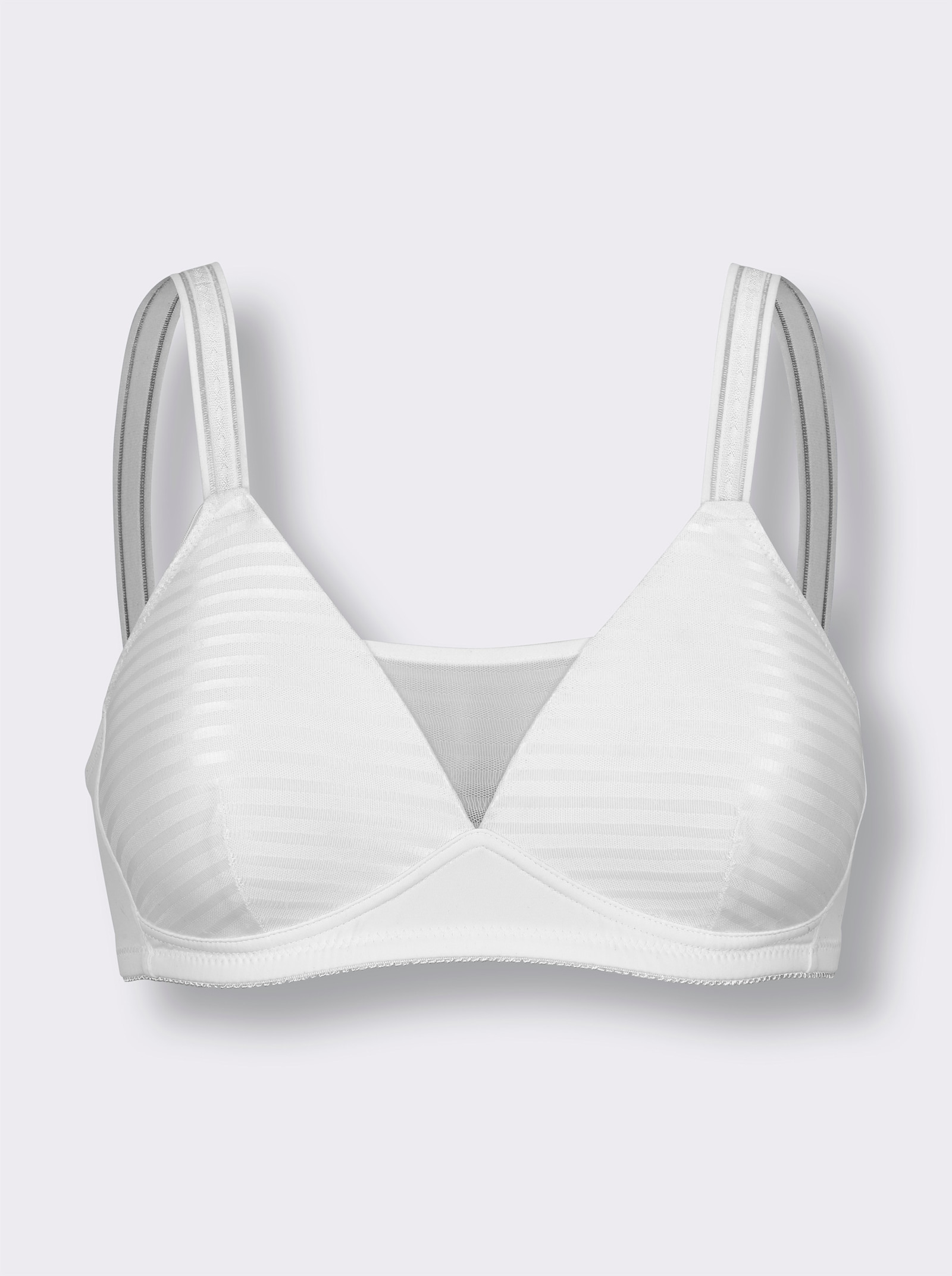wäschepur Schalen-BH ohne Bügel - weiss