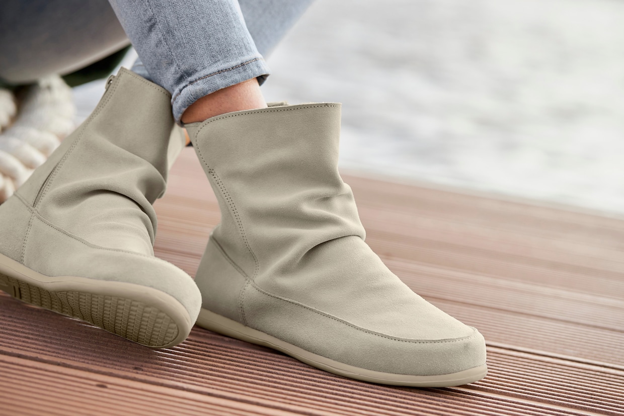 Vivance Bottines - gris clair/crème