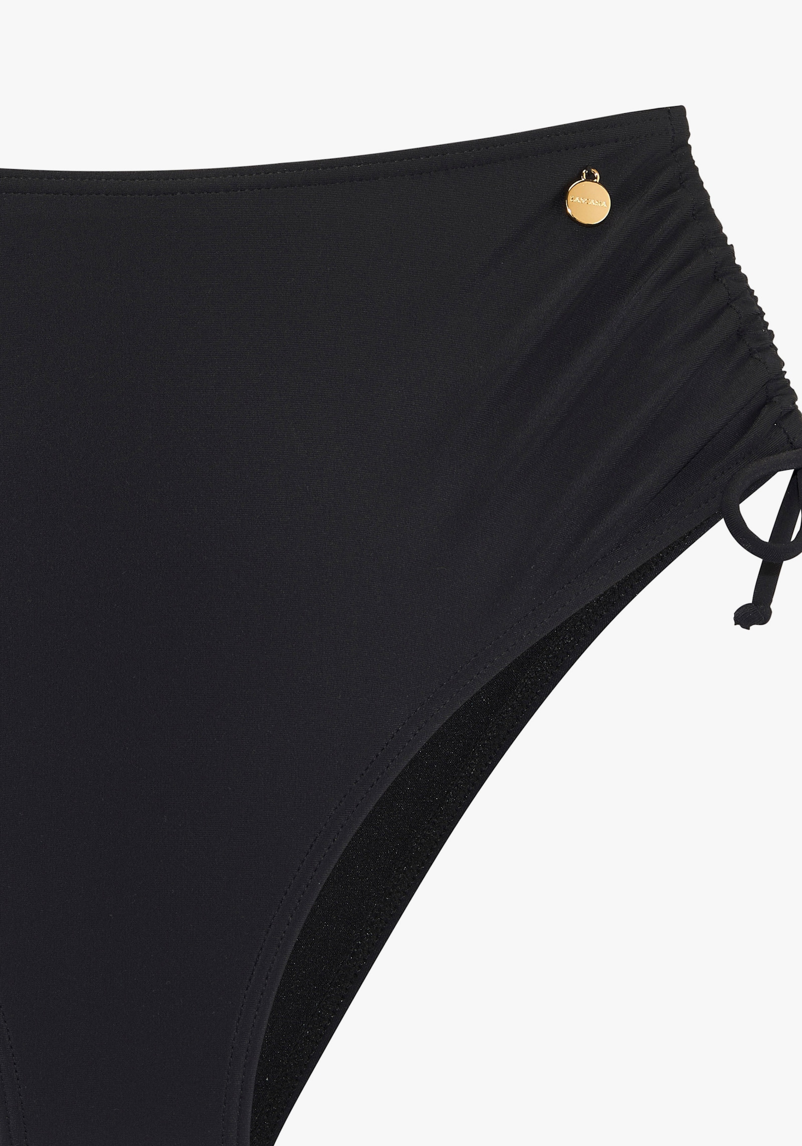 LASCANA Highwaist-Bikini-Hose - schwarz