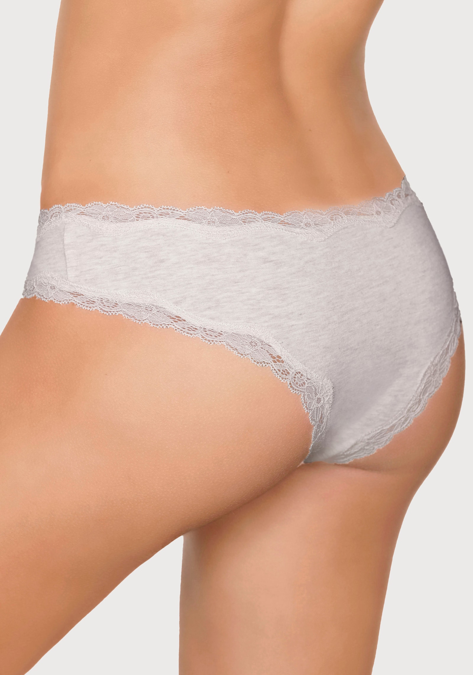 Vivance Brasilslip - anthrazit meliert, beige meliert, flieder, eukalyptus, navy