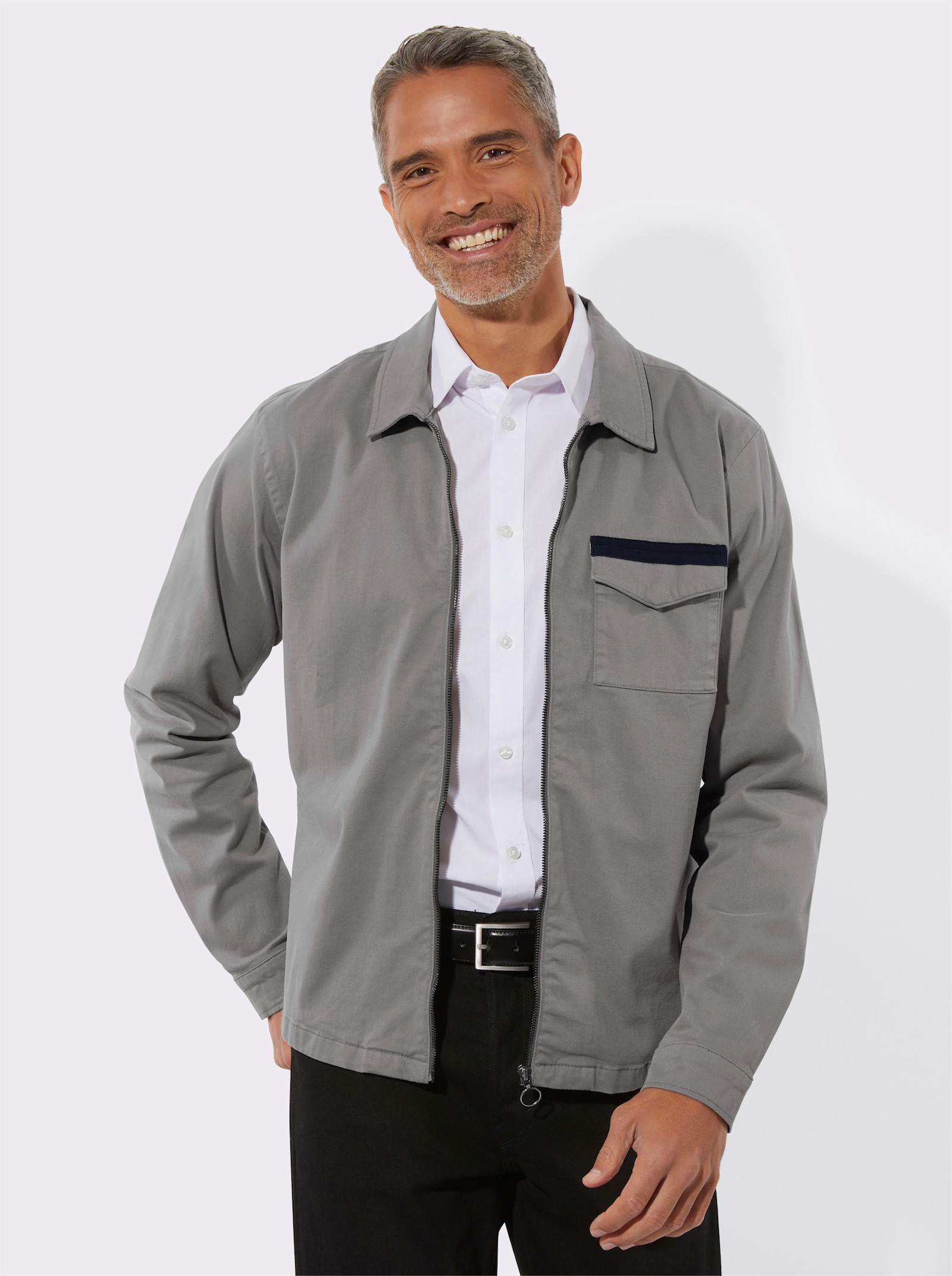 Bunda z kepru - šedá