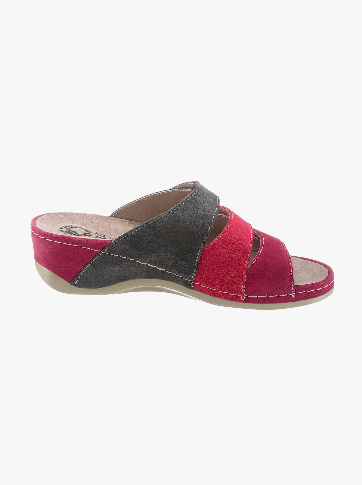 Mubb Slippers - rood/grijs