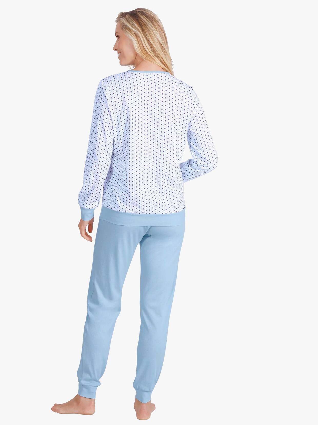 wäschepur Pyjamas - blekblå + ljung