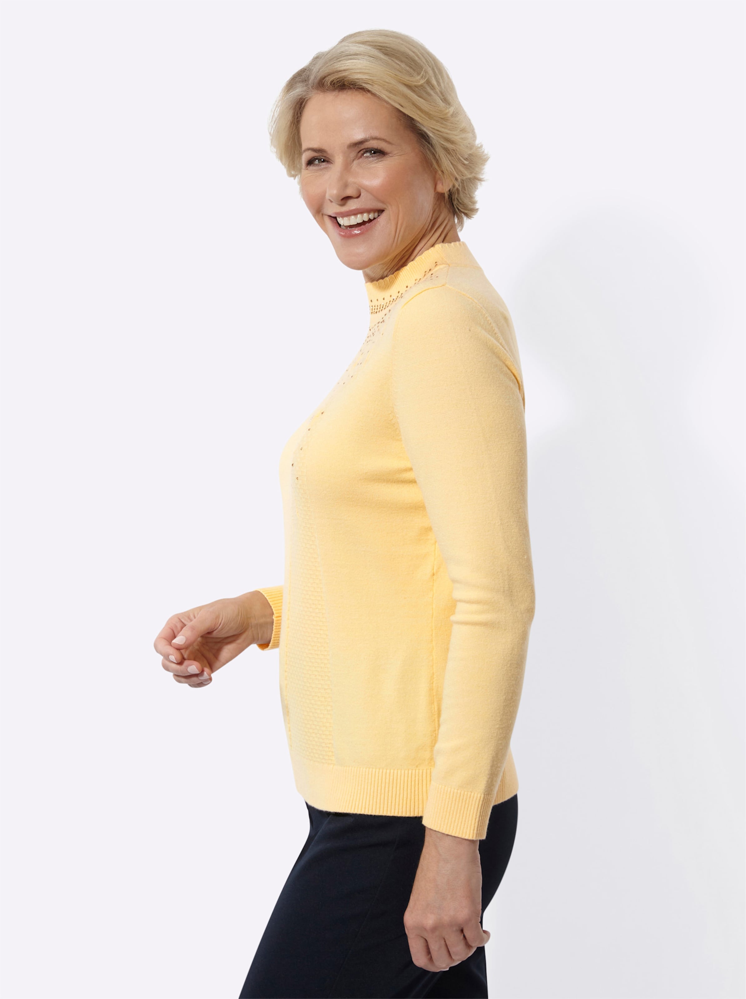 Thumbnail - Stehkragenpullover