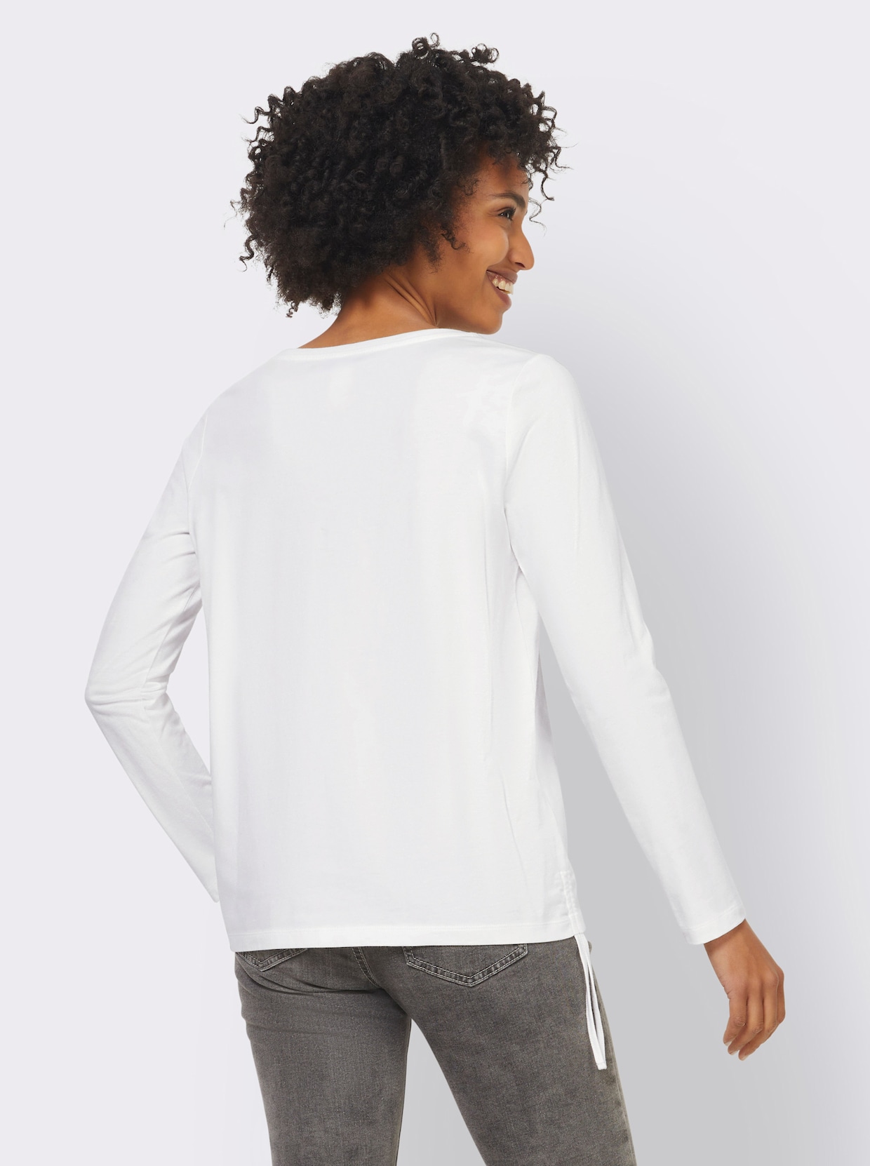 heine Shirt met print - ecru