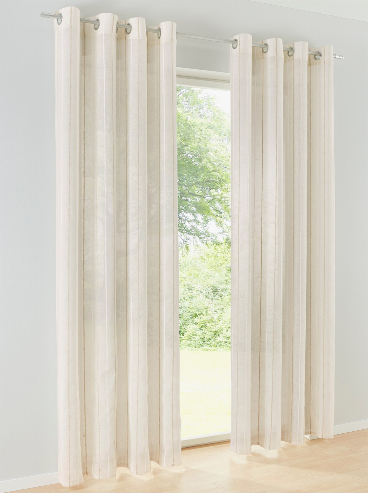 heine home Decoratieve vitrage - naturel