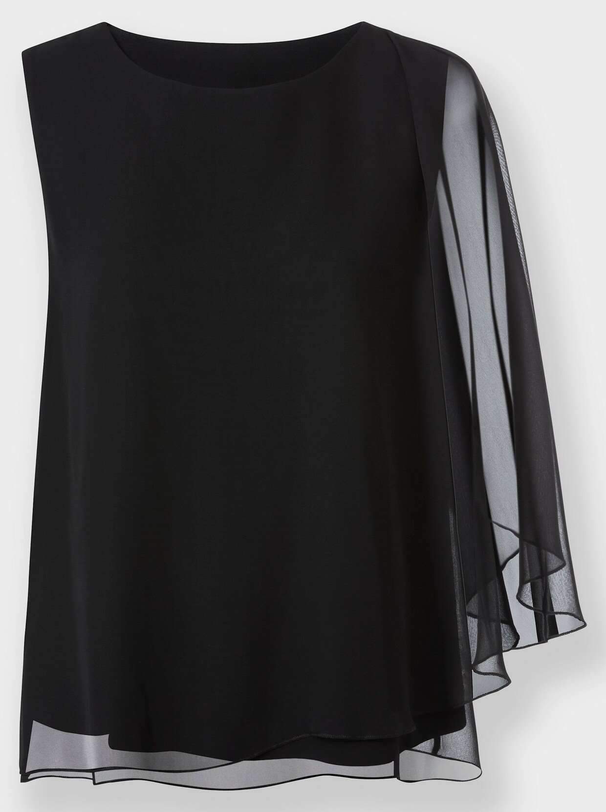 heine Chiffonblouse - zwart